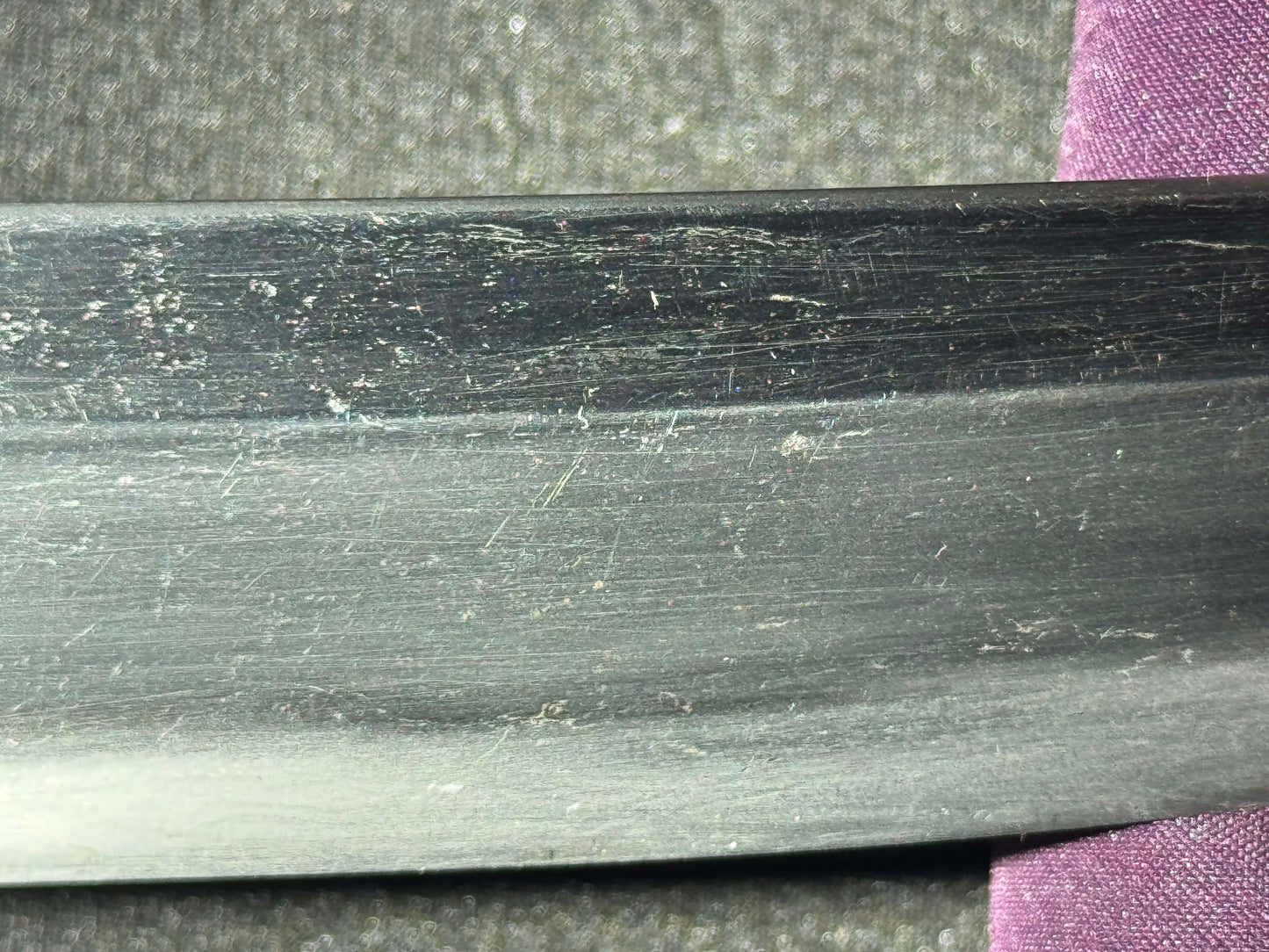 Antique Nihonto - WIDE Naginata Naoshi Wakizashi in Koshirae, signed Chikushu Ju Sa (unverified)