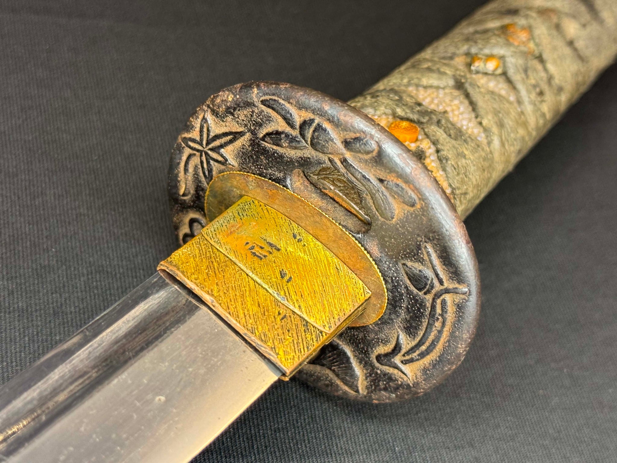 CONSIGNMENT Antique Nihonto - Wakizashi in Koshirae, signed Bishu Osafune Sukesada