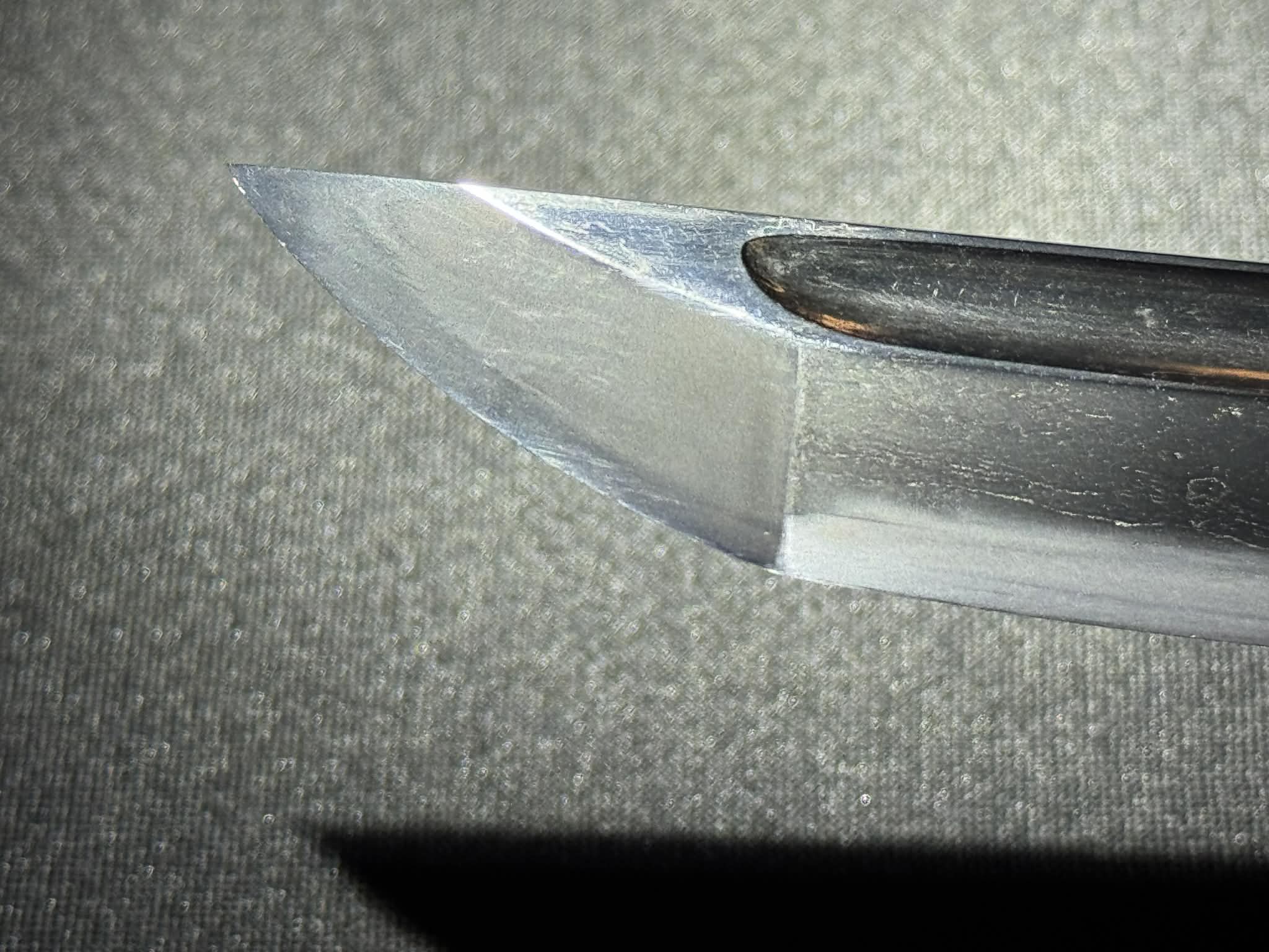 Antique Nihonto - Late Muromachi Katana in Shirasaya - Signed Tomotsugu, NBTHK attributed to Uda