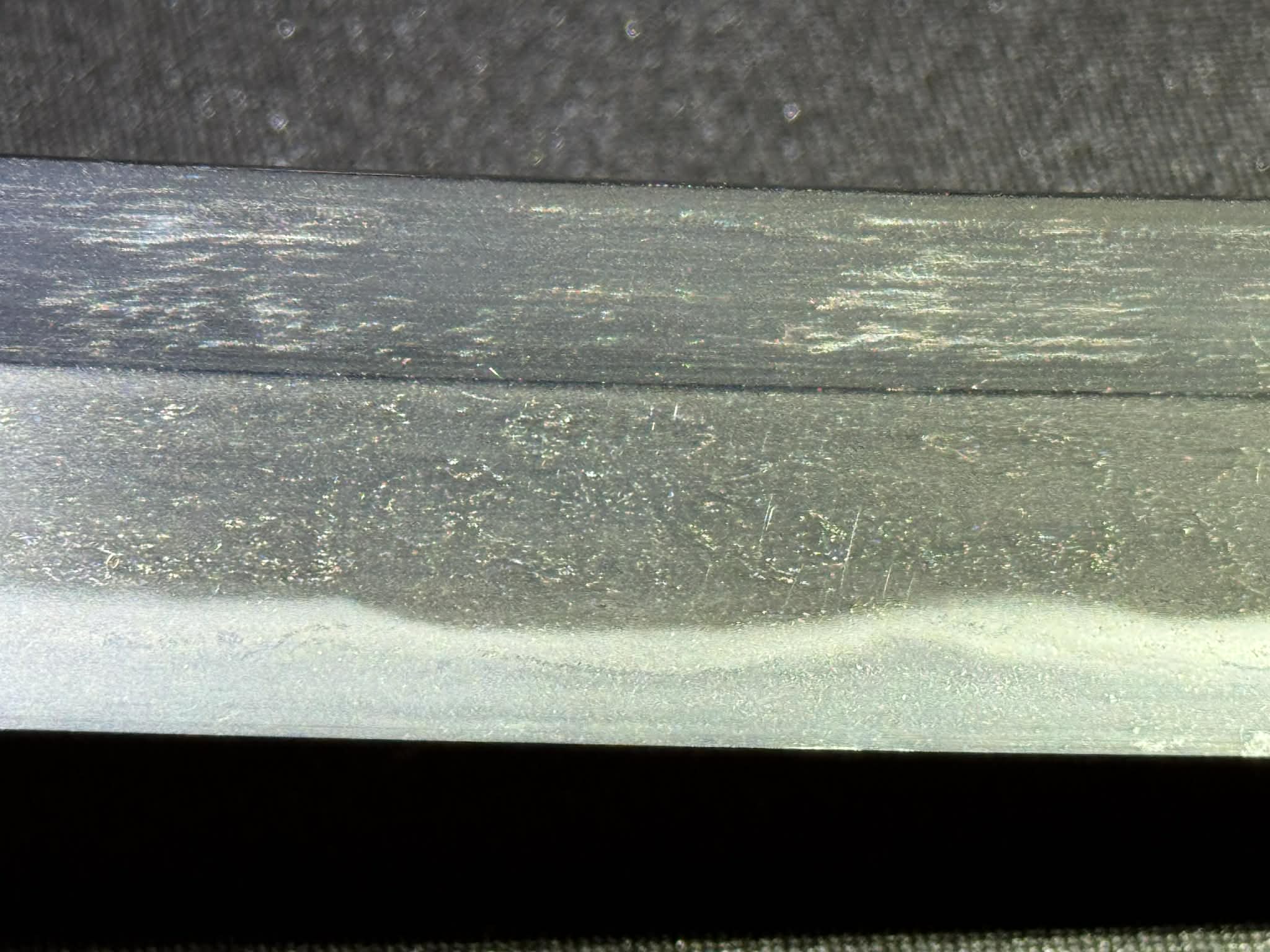 Antique Nihonto - Late Muromachi  (500 years old) Nagamaki Naoshi Wakizashi in Shirasaya, signed Yasunori (NBTHK certified)