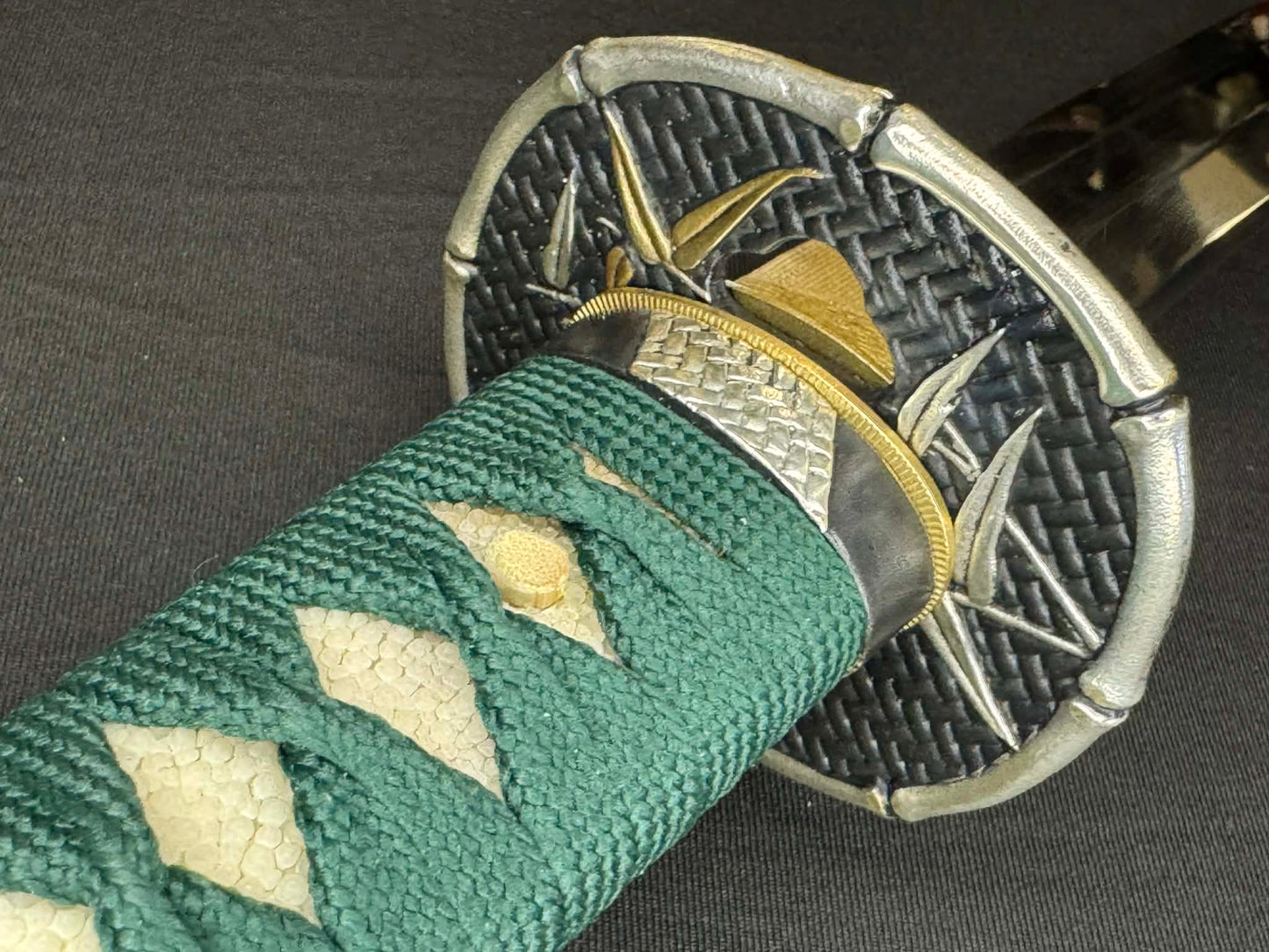 Legacy Steel Bamboo Iris Reaper Wakizashi  - 1095 Clay Tempered Shobu Zukuri Suguha