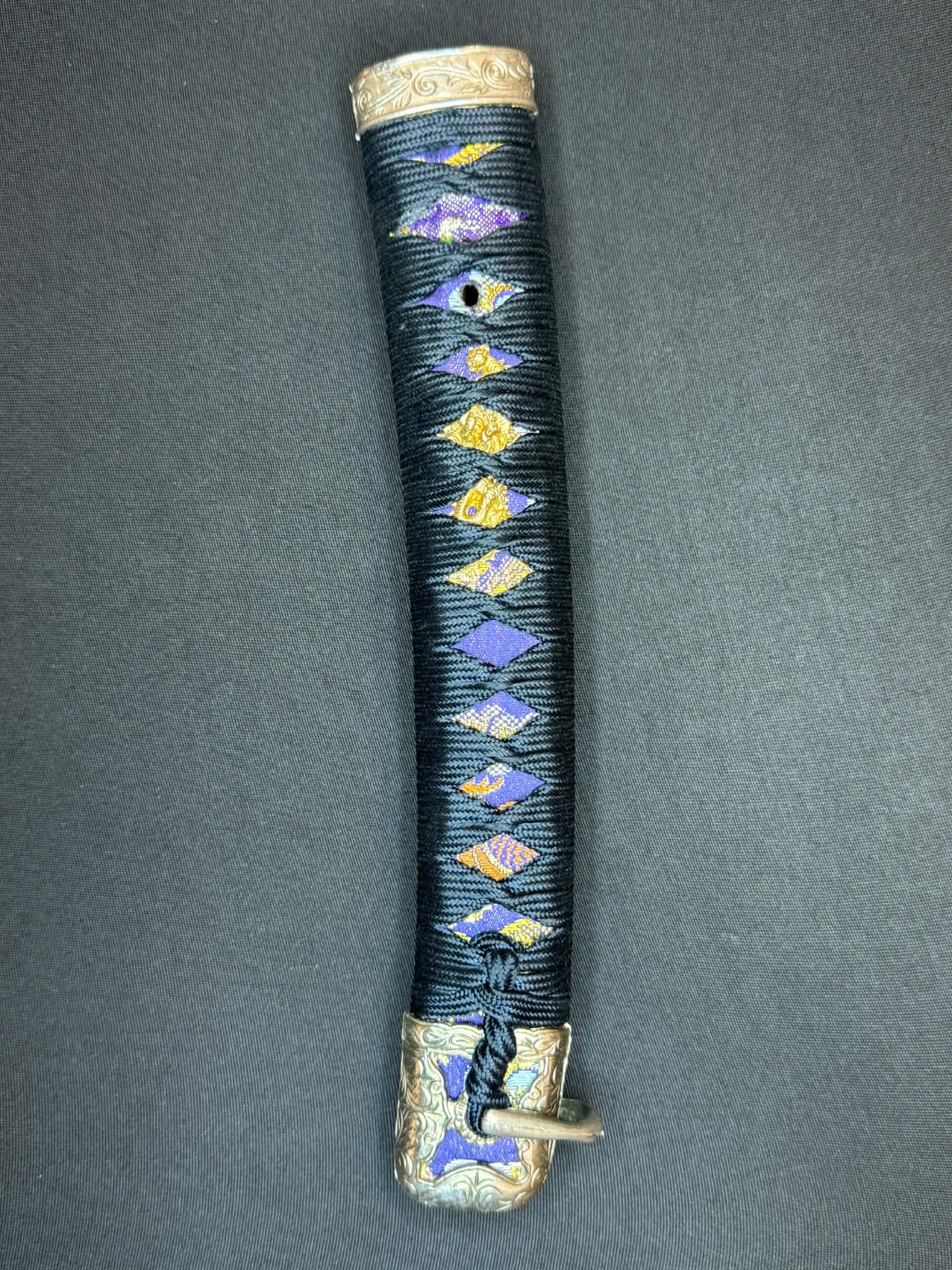 Antique Nihonto - Possible BATTLE DAMAGE Katana in Tachi Koshirae, signed Kunimune (unverified)