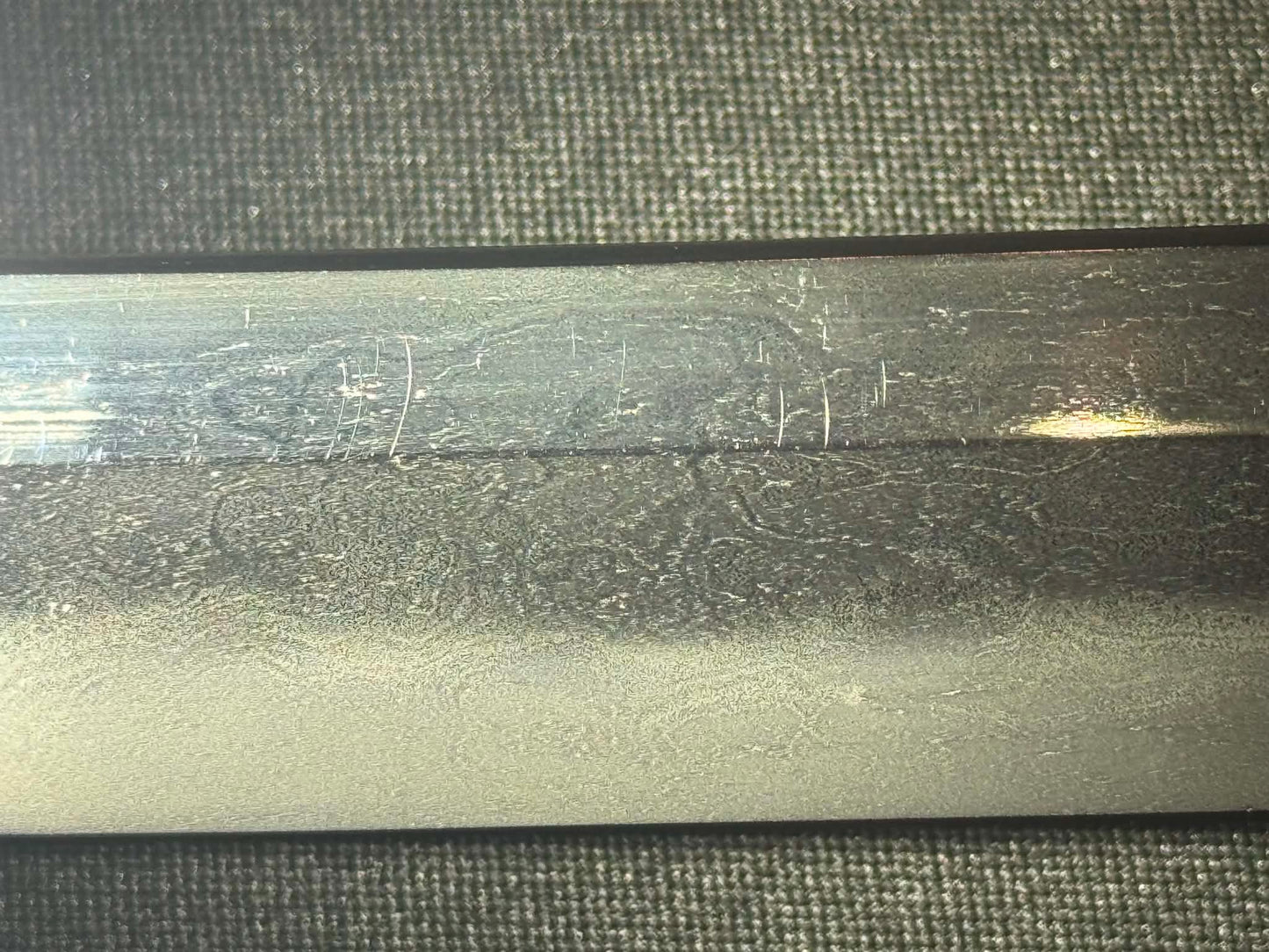 Antique Nihonto - Wakizashi in Koshirae, possible hidden Christian Tsuba