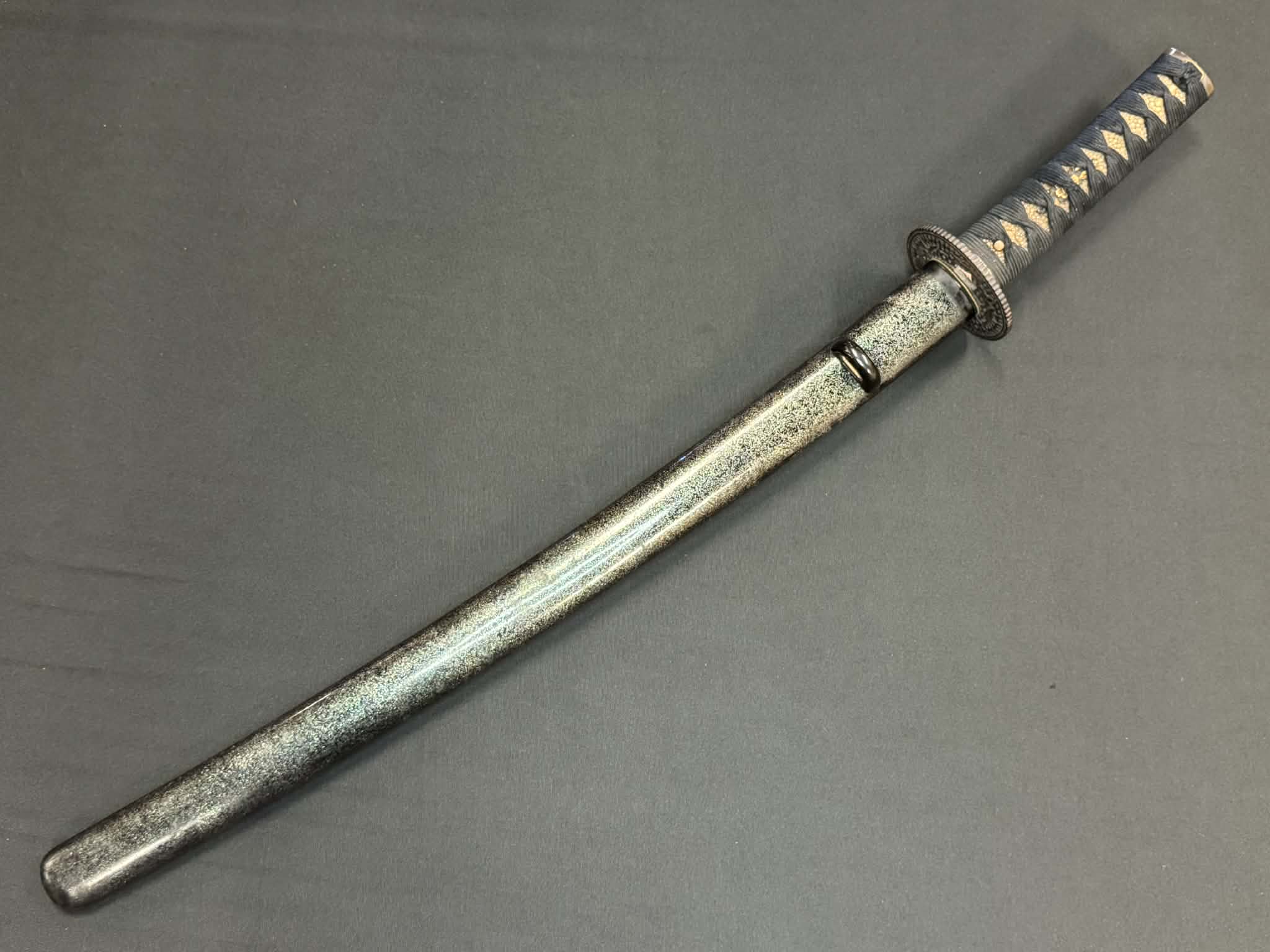 Antique Nihonto - Wakizashi in Koshirae with Dragon Nanban Tsuba