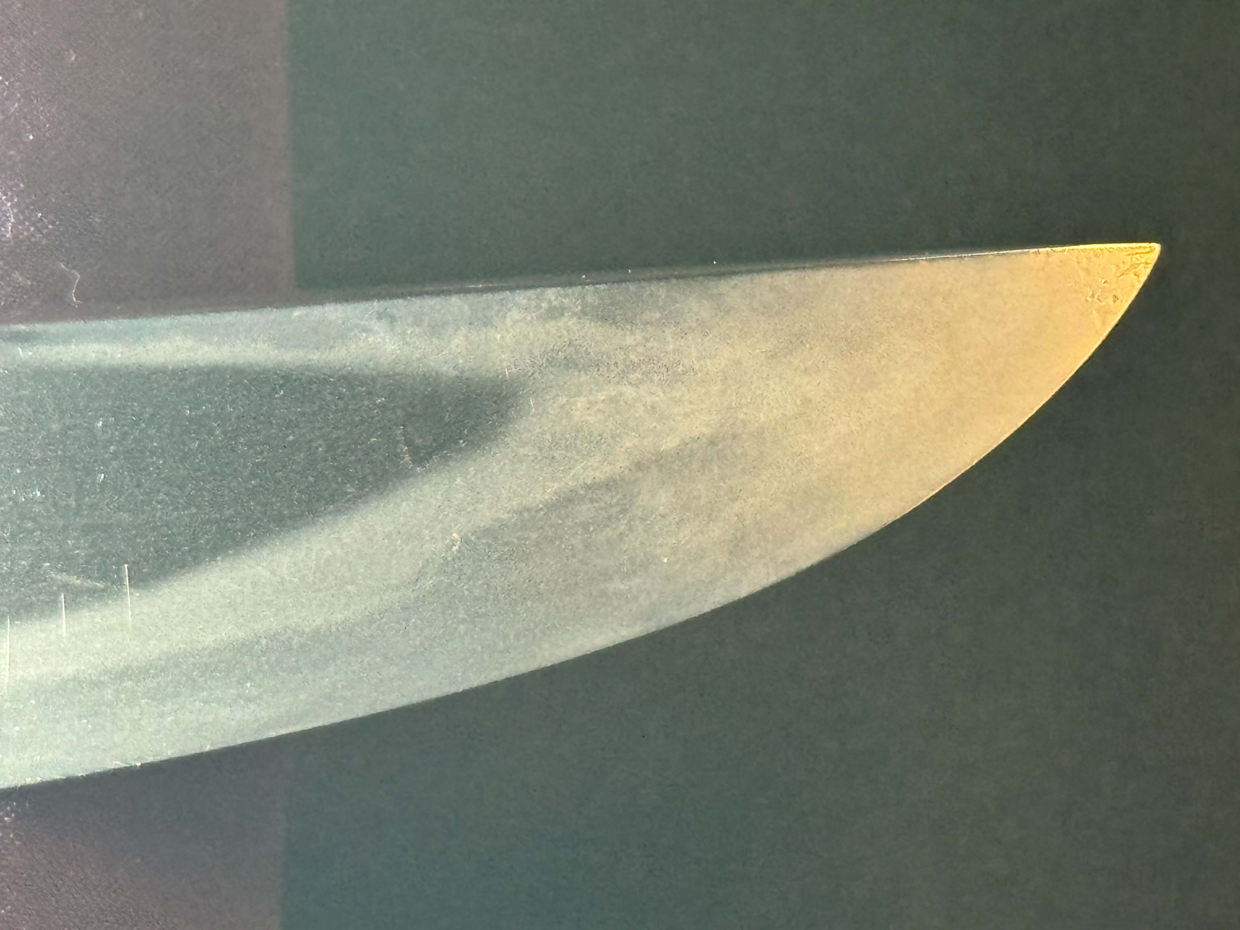 Antique Nihonto - THICK WIDE Tanto in Shirasaya, signed Bizen Osafune Sukesada Saku (unverified)