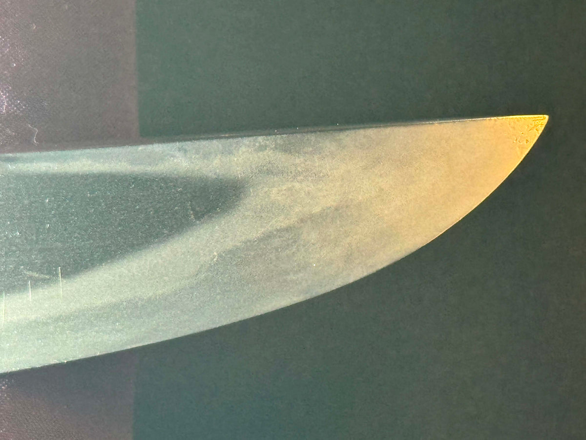 Antique Nihonto - THICK WIDE Tanto in Shirasaya, signed Bizen Osafune Sukesada Saku (unverified)