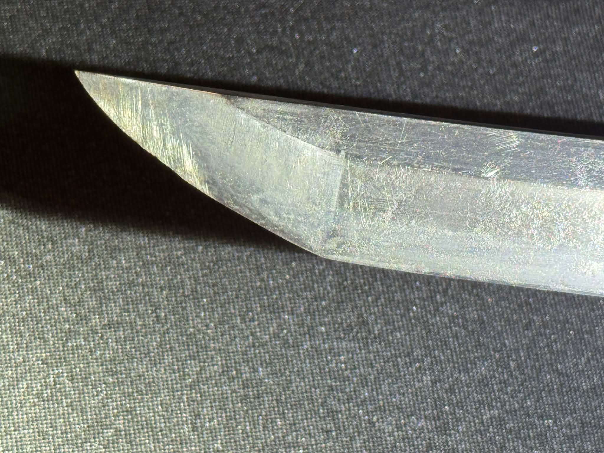 Antique Nihonto - Katana in Tachi Koshirae, signed Rai Kuni- (unverified)