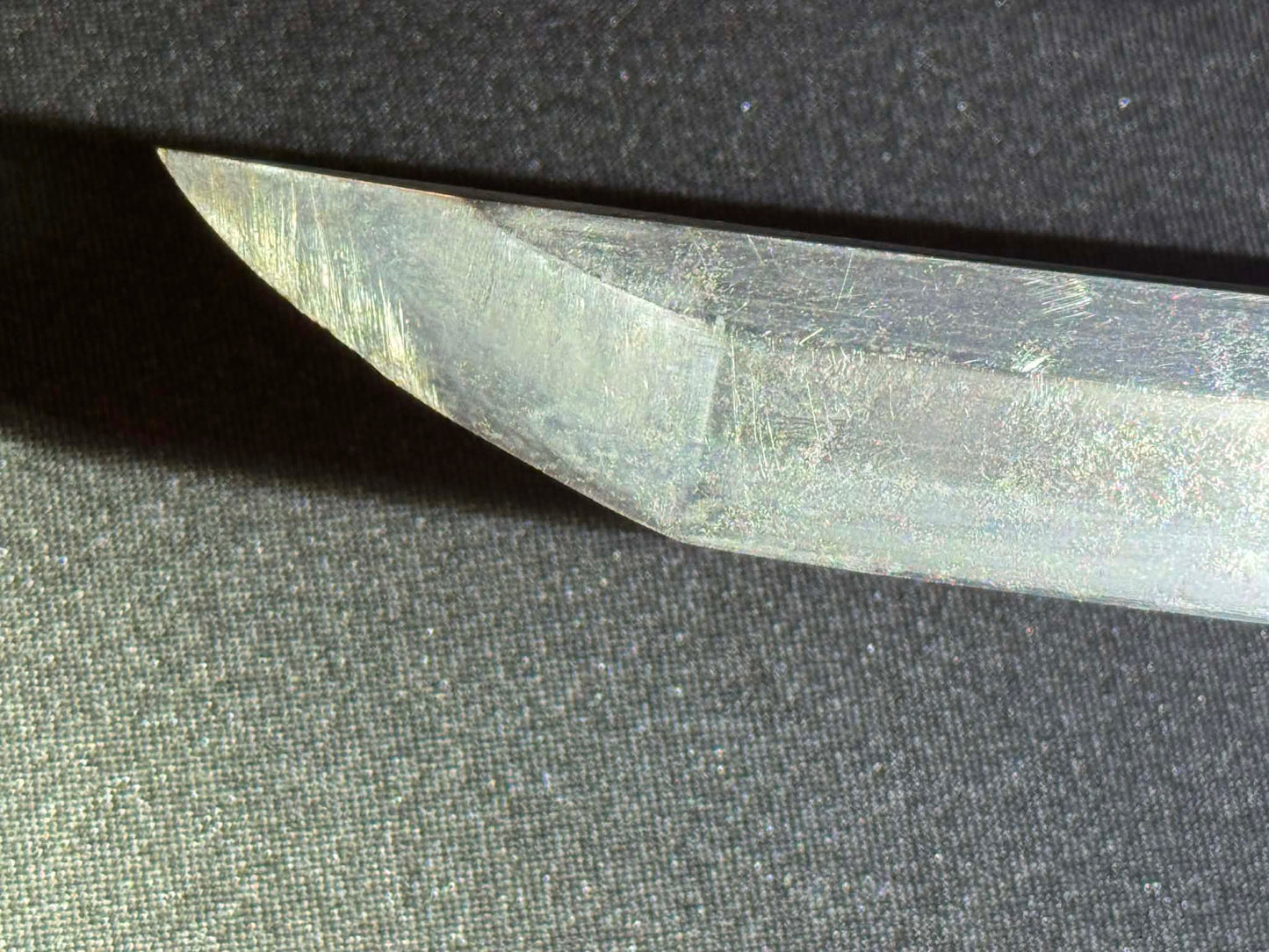 Antique Nihonto - Katana in Tachi Koshirae, signed Rai Kuni- (unverified)