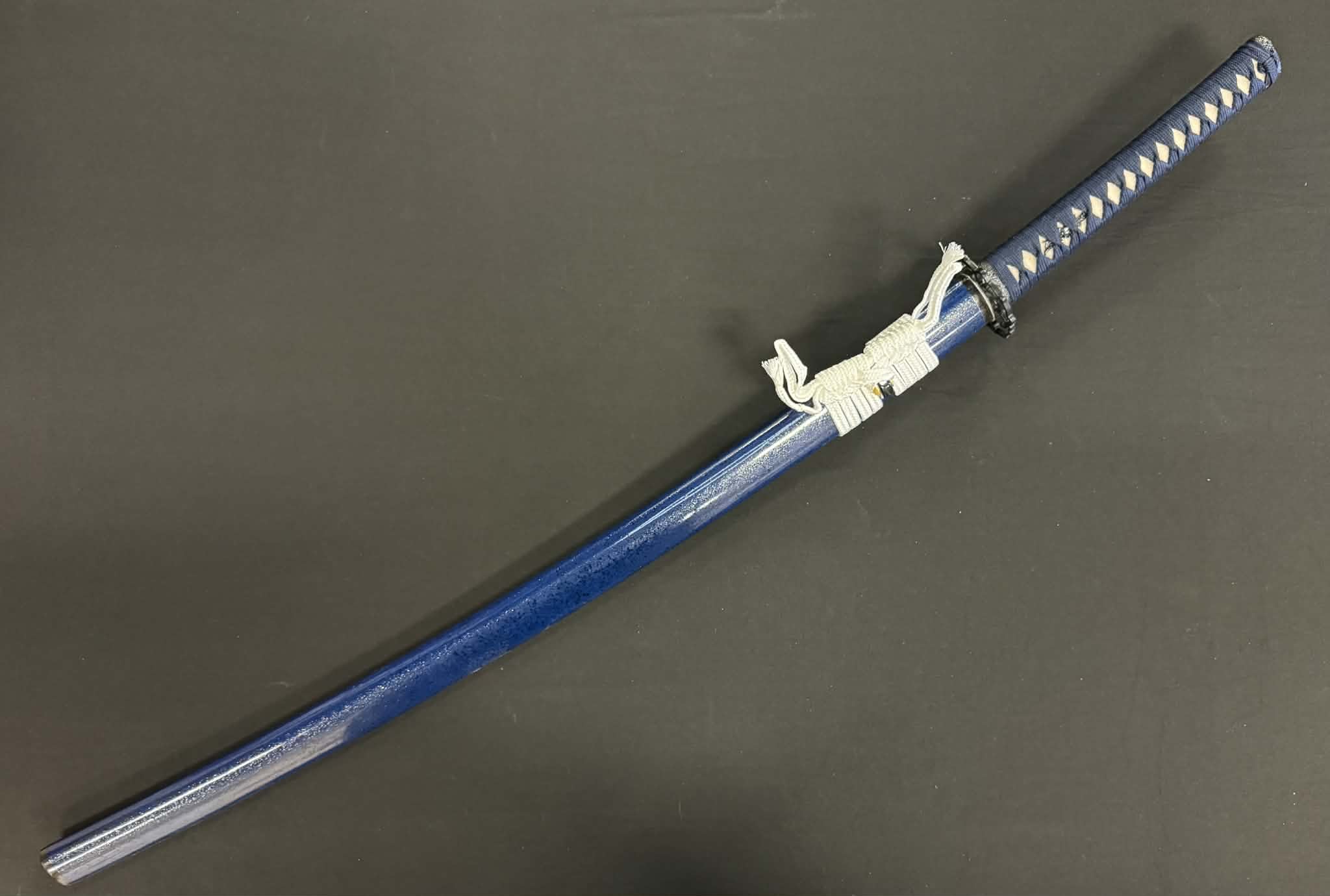 Moritaka Razor Katana -  Navy Iron - T10 Togari Hamon