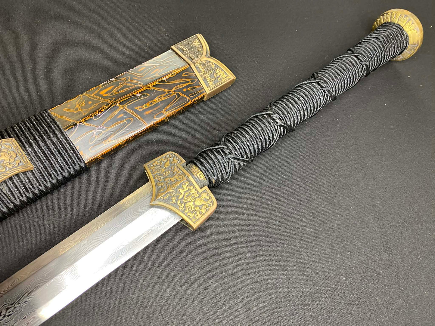 Phoenix Armory Han Jian - Warring States - Eight-faced Jian Brass fittings