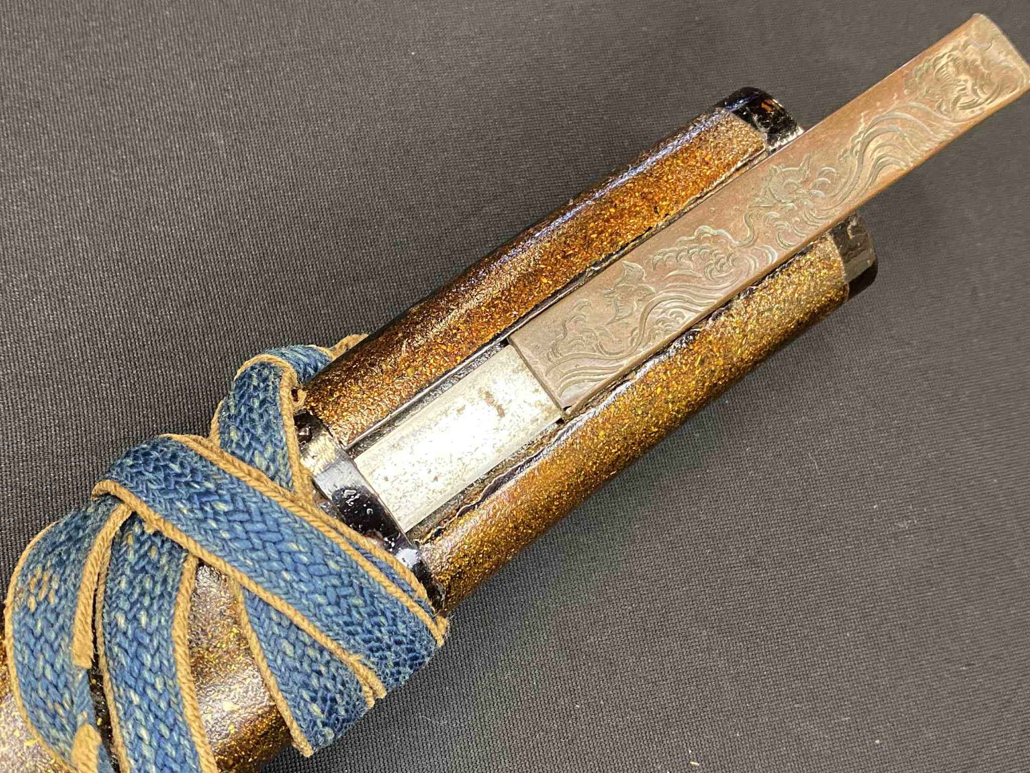 Antique Nihonto - Wakizashi in Horse-themed Koshirae- Late Muromachi Period (4-500 years old)