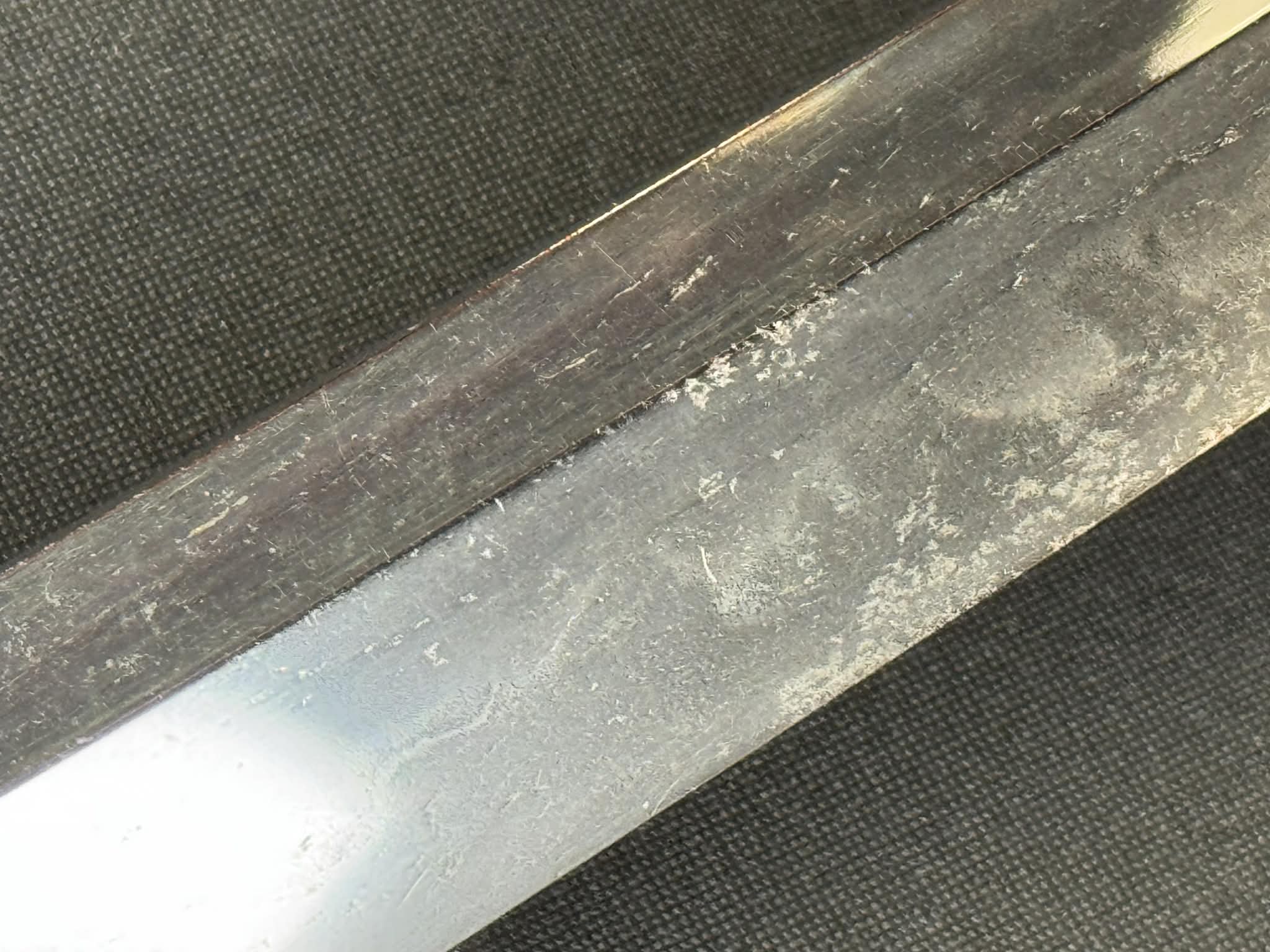 Antique Nihonto - Naginata Naoshi Wakizashi in Shirasaya - NBTHK Attributed to Osafune Sukesada