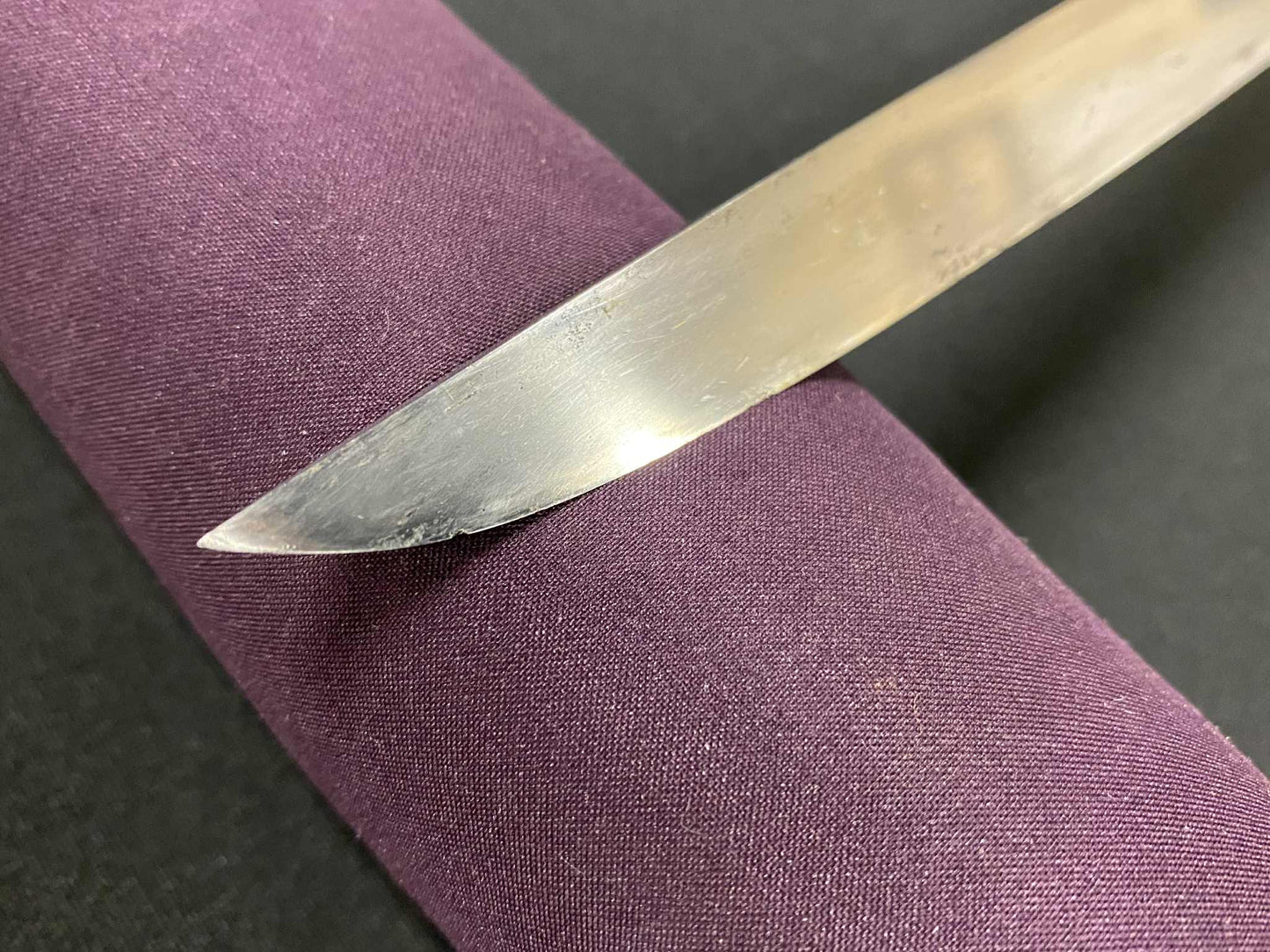Antique Nihonto - Yoroi Doshi Tanto with Koshirae - signed Yoshimitsu (unverified)