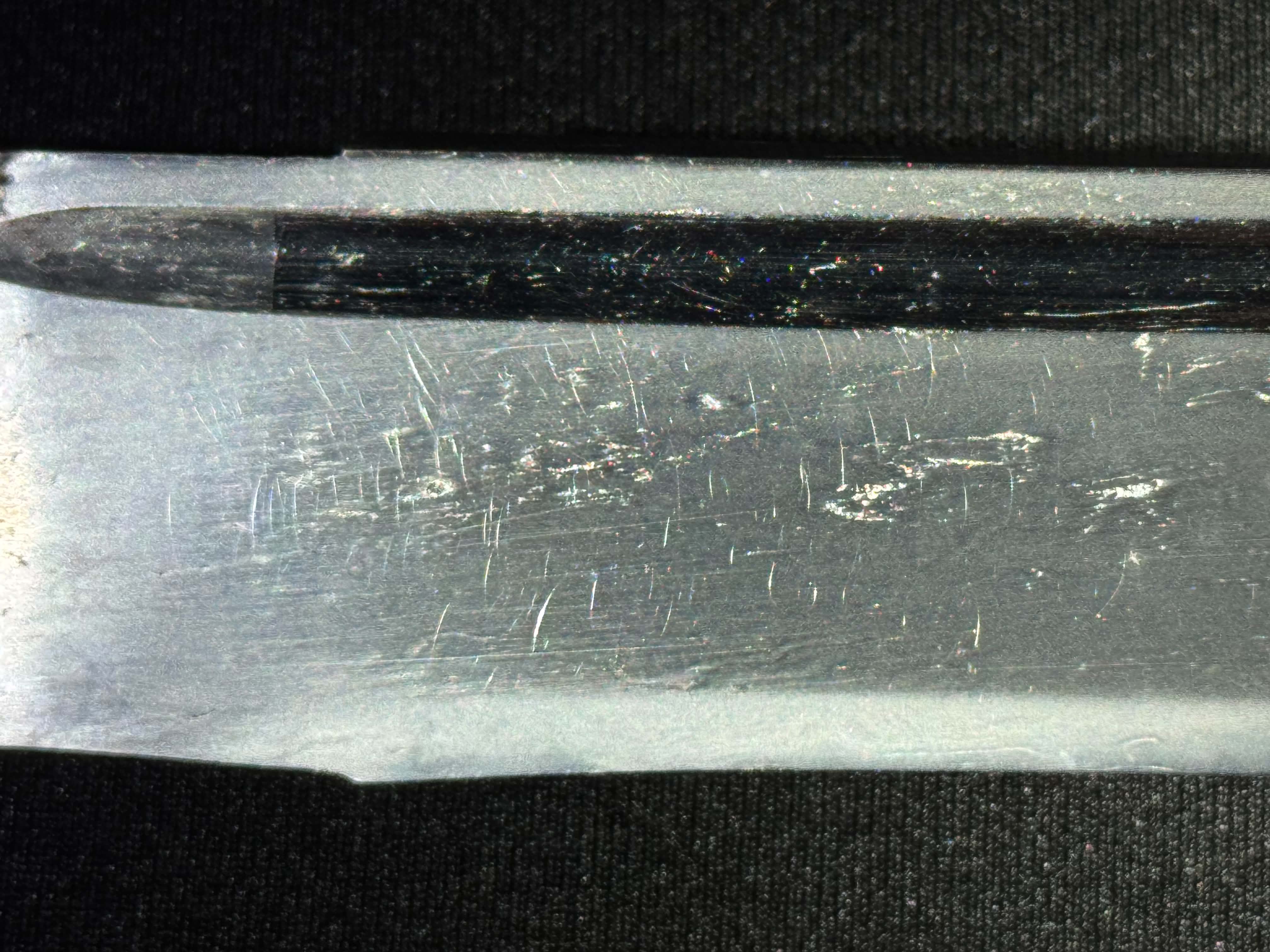 Antique Nihonto - Muromachi Period (500 years old) Wakizashi in Shirasaya - signed Soshu Ju Hiromasa