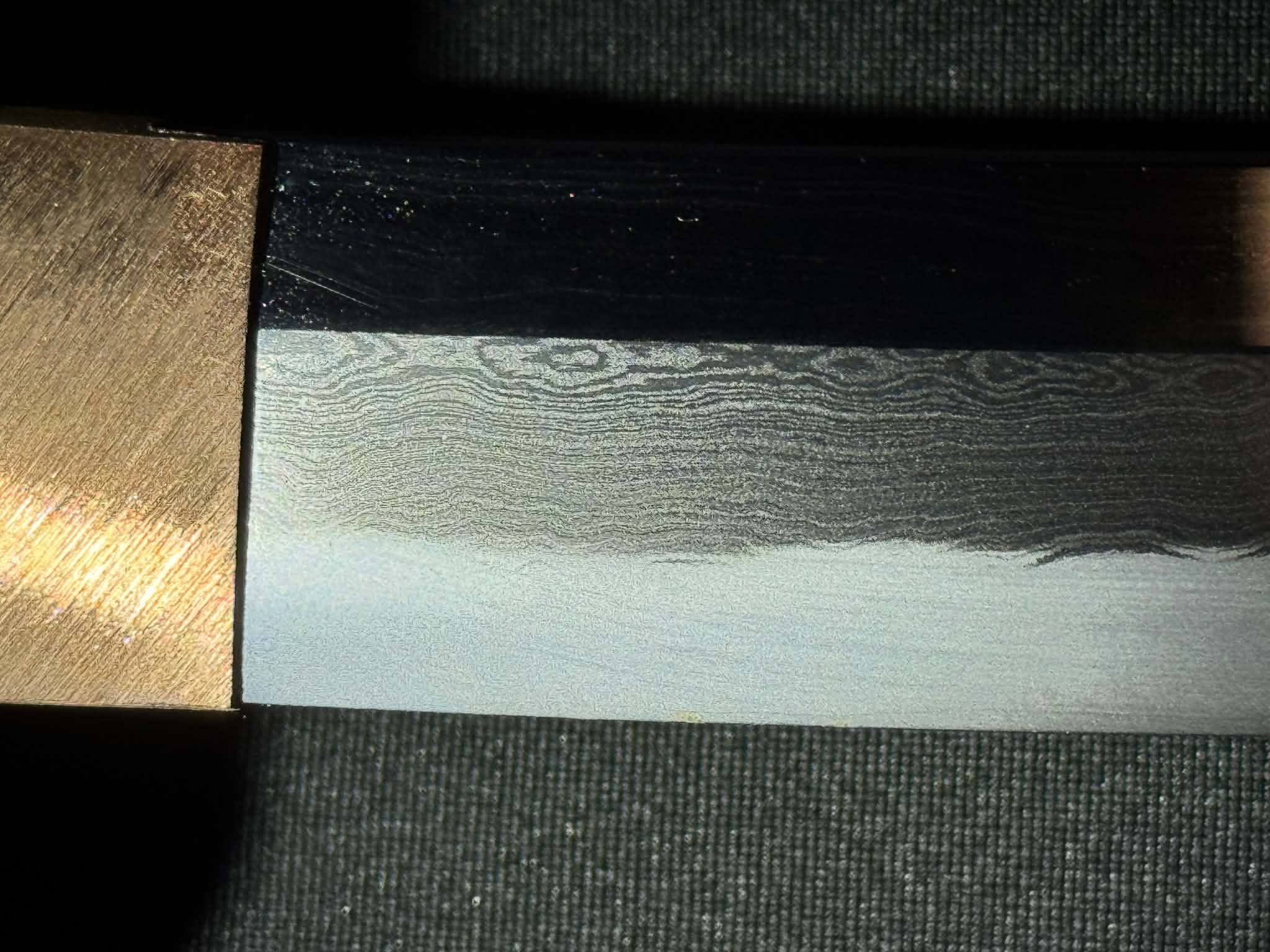 Masterwork Phoenix Armory Katana - Dark Vanguard Handachi Folded Steel