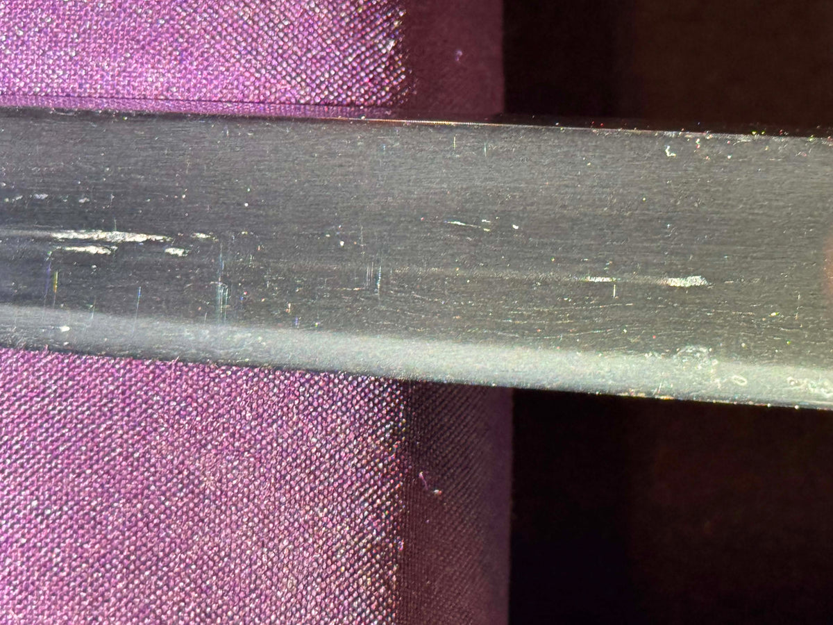 Antique Nihonto - Tanto in Shirasaya, signed Yoshimitsu (Tosa, Unverified)
