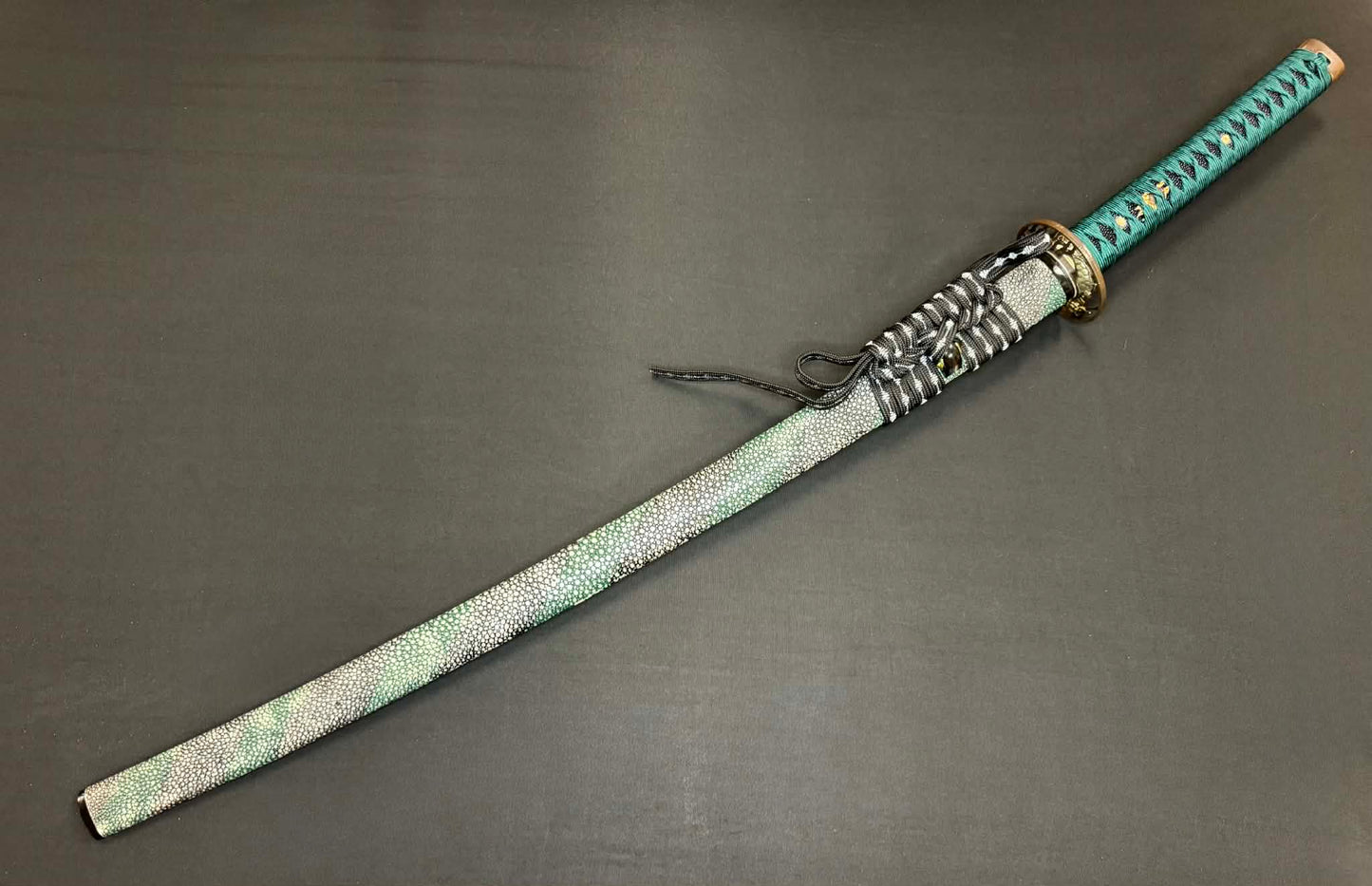Phoenix Armory Craftsman Elite Katana - Snapping Turtle forge-folded Orishigane/Tamahagane