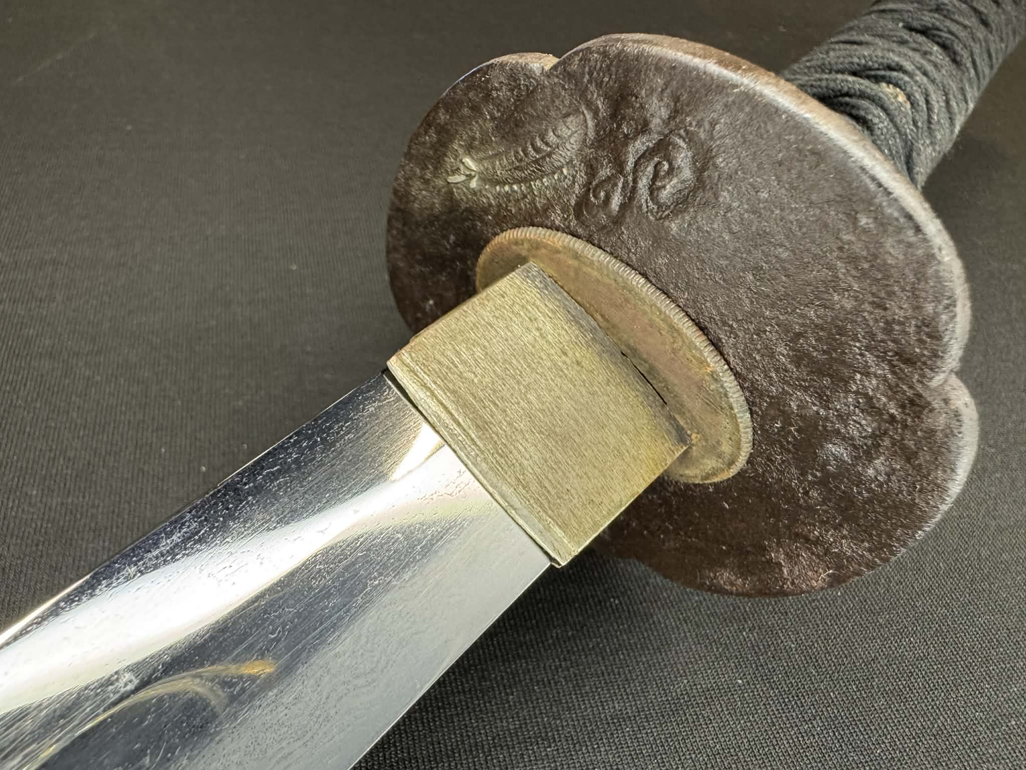 Antique Nihonto - wakizashi (Kodachi?) in Dragon-themed Koshirae