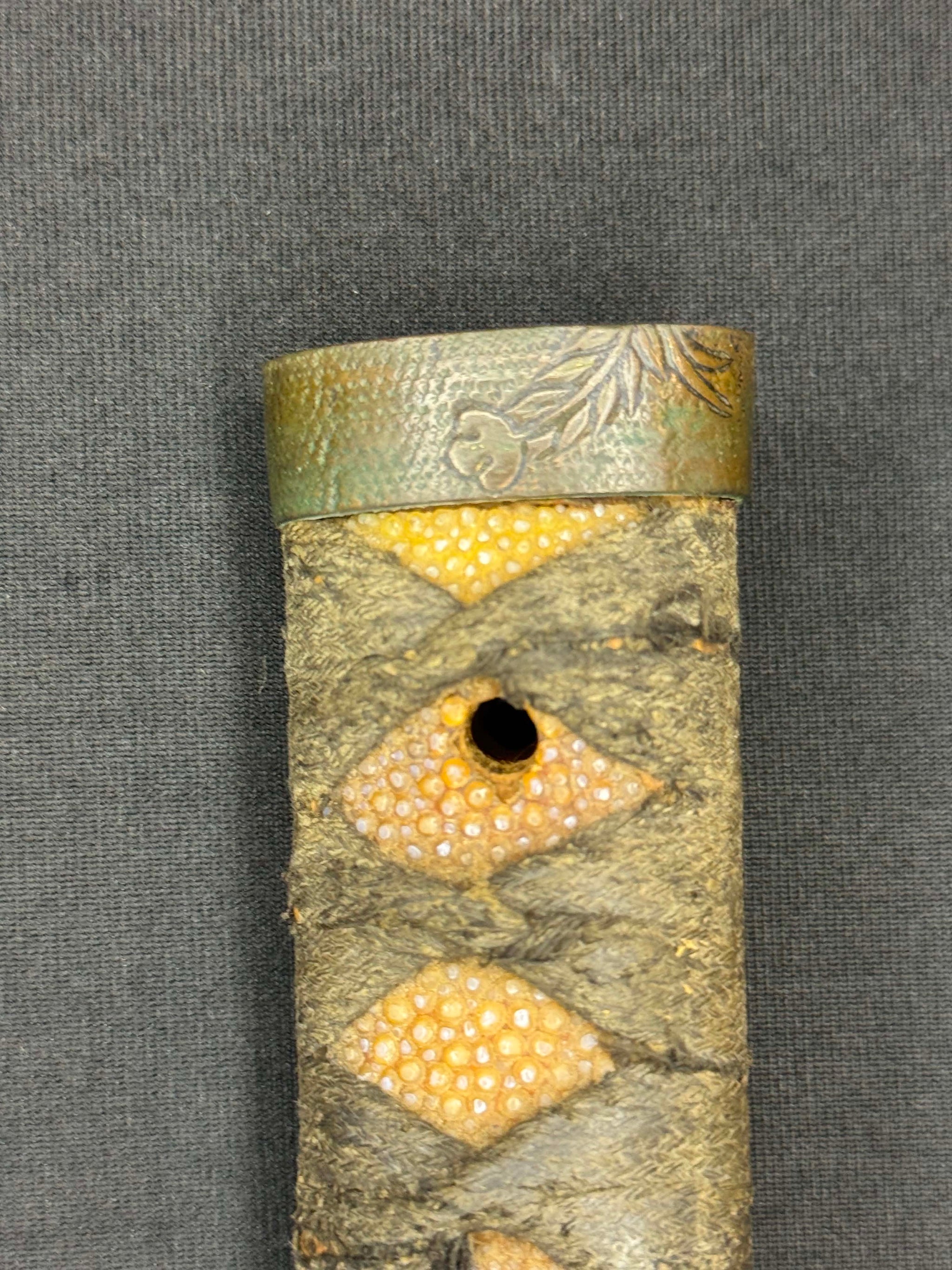 CONSIGNMENT Antique Nihonto - Wakizashi in Koshirae, signed Bishu Osafune Sukesada
