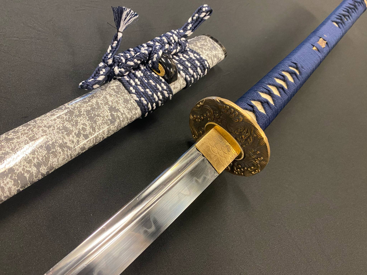 Nagamaki - Blue Wave - T10 Clay Tempered