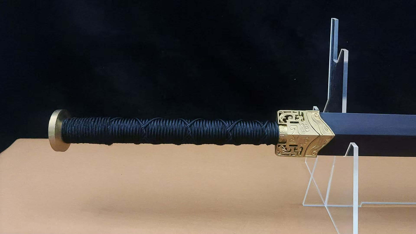 PRE-ORDER Cloudhammer Han Jian - Sokka 's Space Sword - Pattern Welded Meteorite Steel
