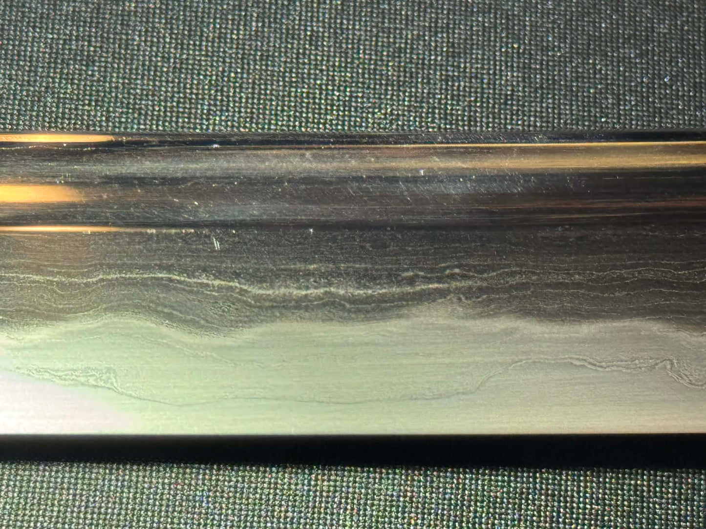 Thaitsuki Roiyaru Unokubi Katana, Sanmai Clay tempered