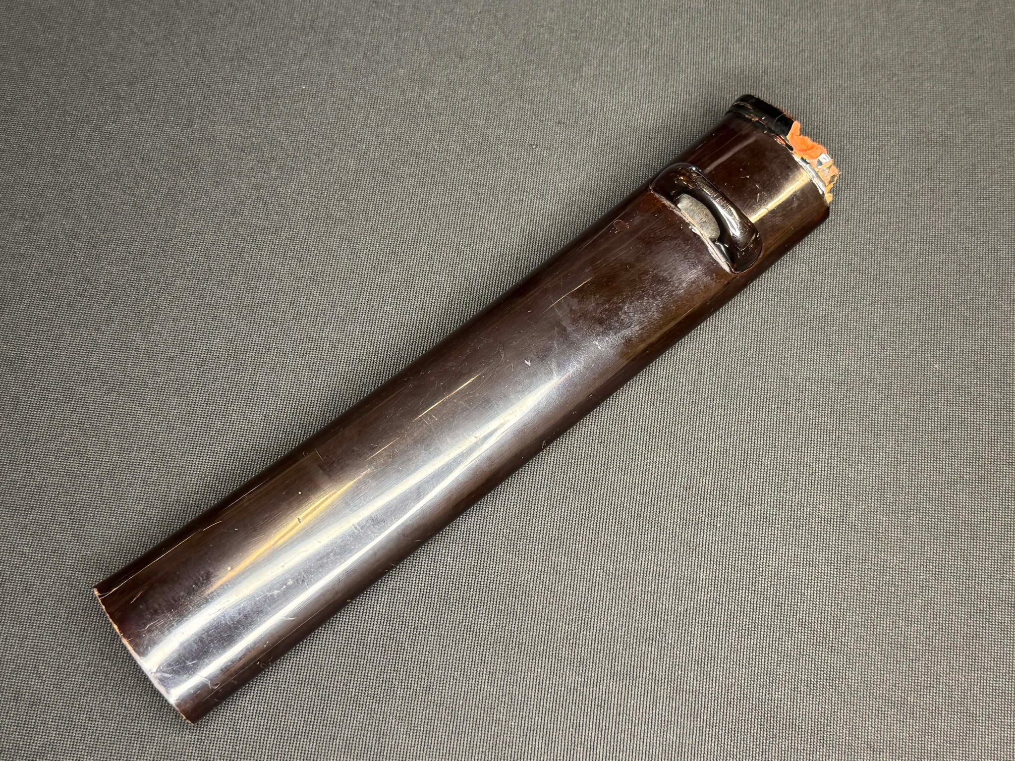 Antique Nihonto - Tanto with prominent jihada in Kaiken Koshirae