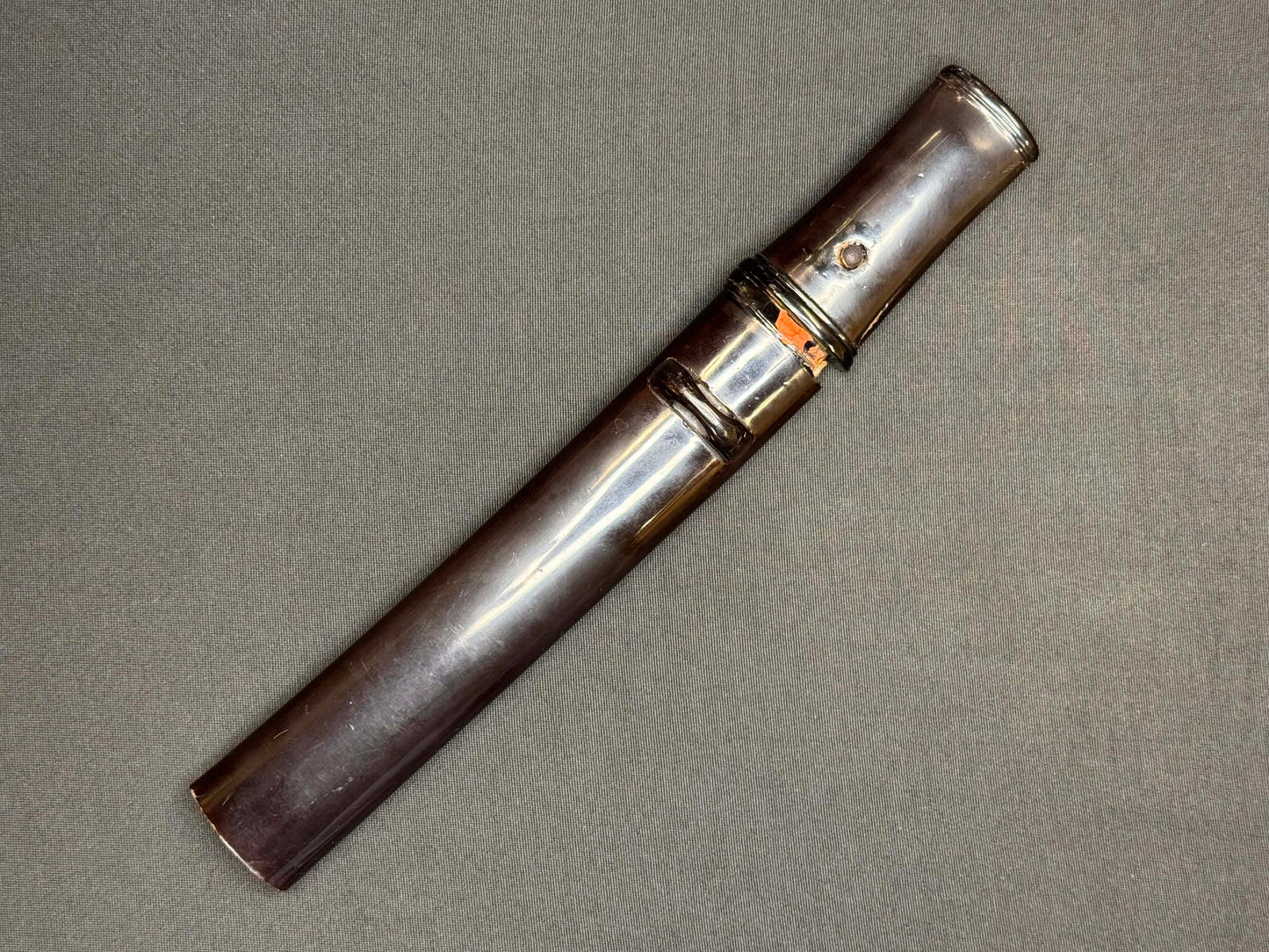 Antique Nihonto - Tanto with prominent jihada in Kaiken Koshirae