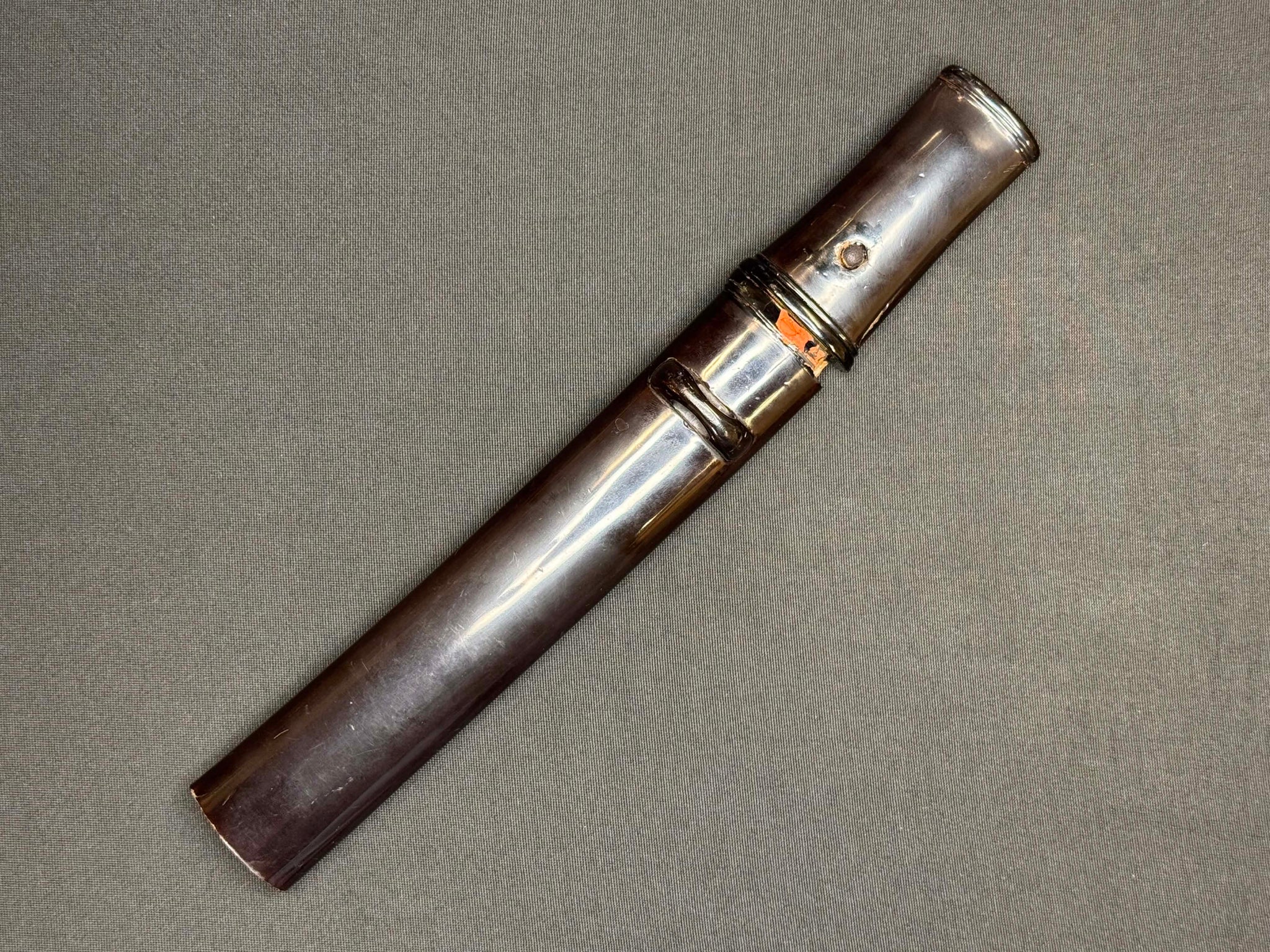Antique Nihonto - Tanto with prominent jihada in Kaiken Koshirae