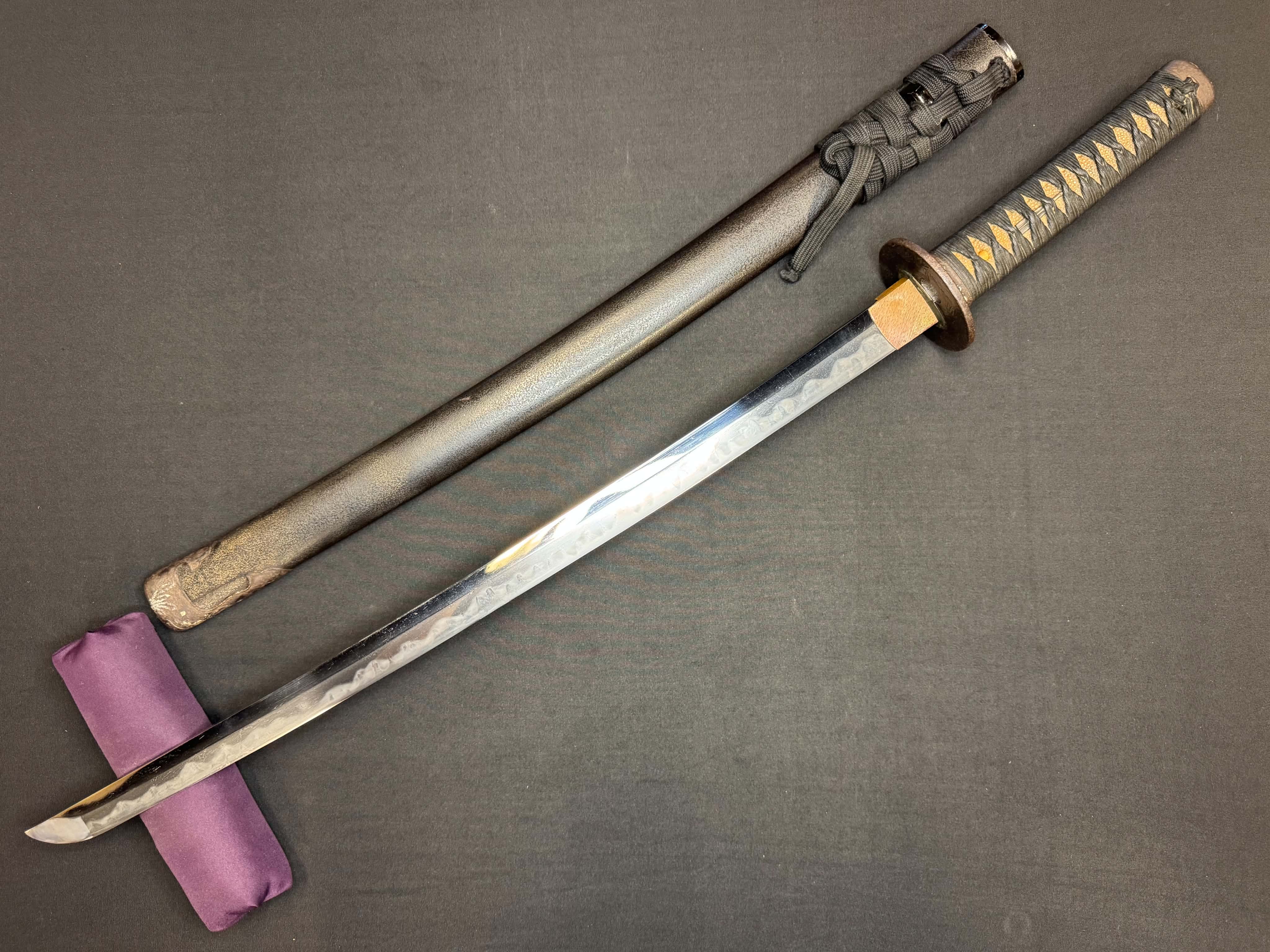 Antique Nihonto - Long Wakizashi in Butterfly Koshirae