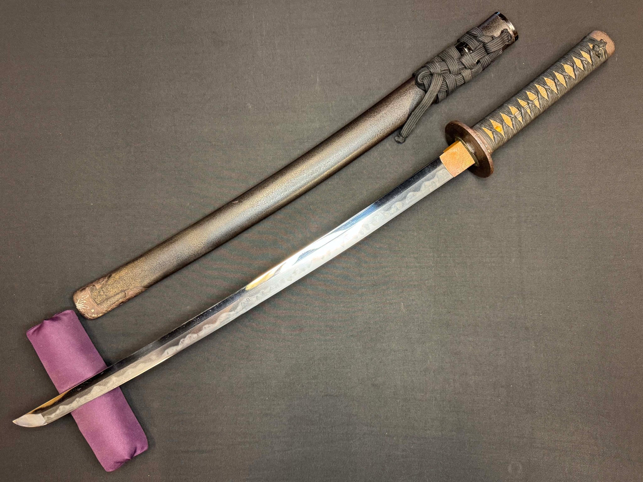 Antique Nihonto - Long Wakizashi in Butterfly Koshirae