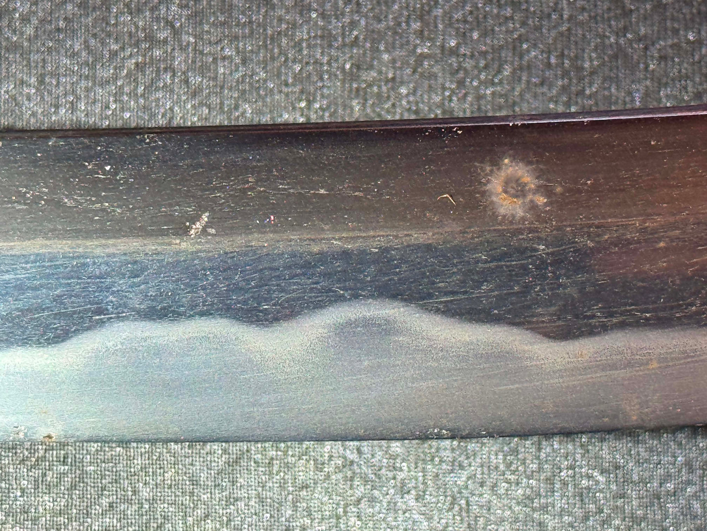 Antique Nihonto - Naginata Naoshi Wakizashi in Shirasaya, signed Soshu Ise Daijo (unverified)