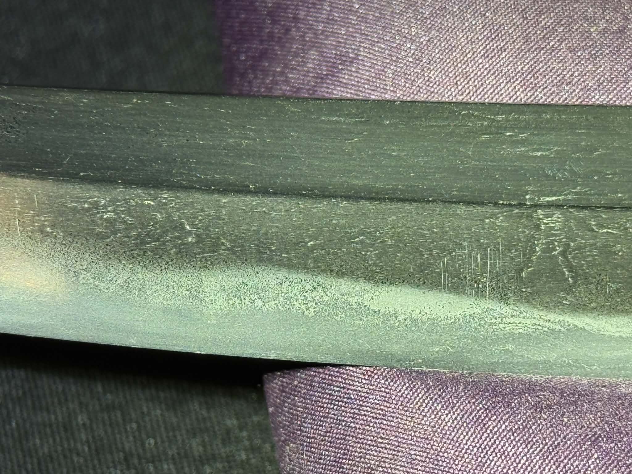 Antique Nihonto - Late Muromachi  (500 years old) Nagamaki Naoshi Wakizashi in Shirasaya, signed Yasunori (NBTHK certified)