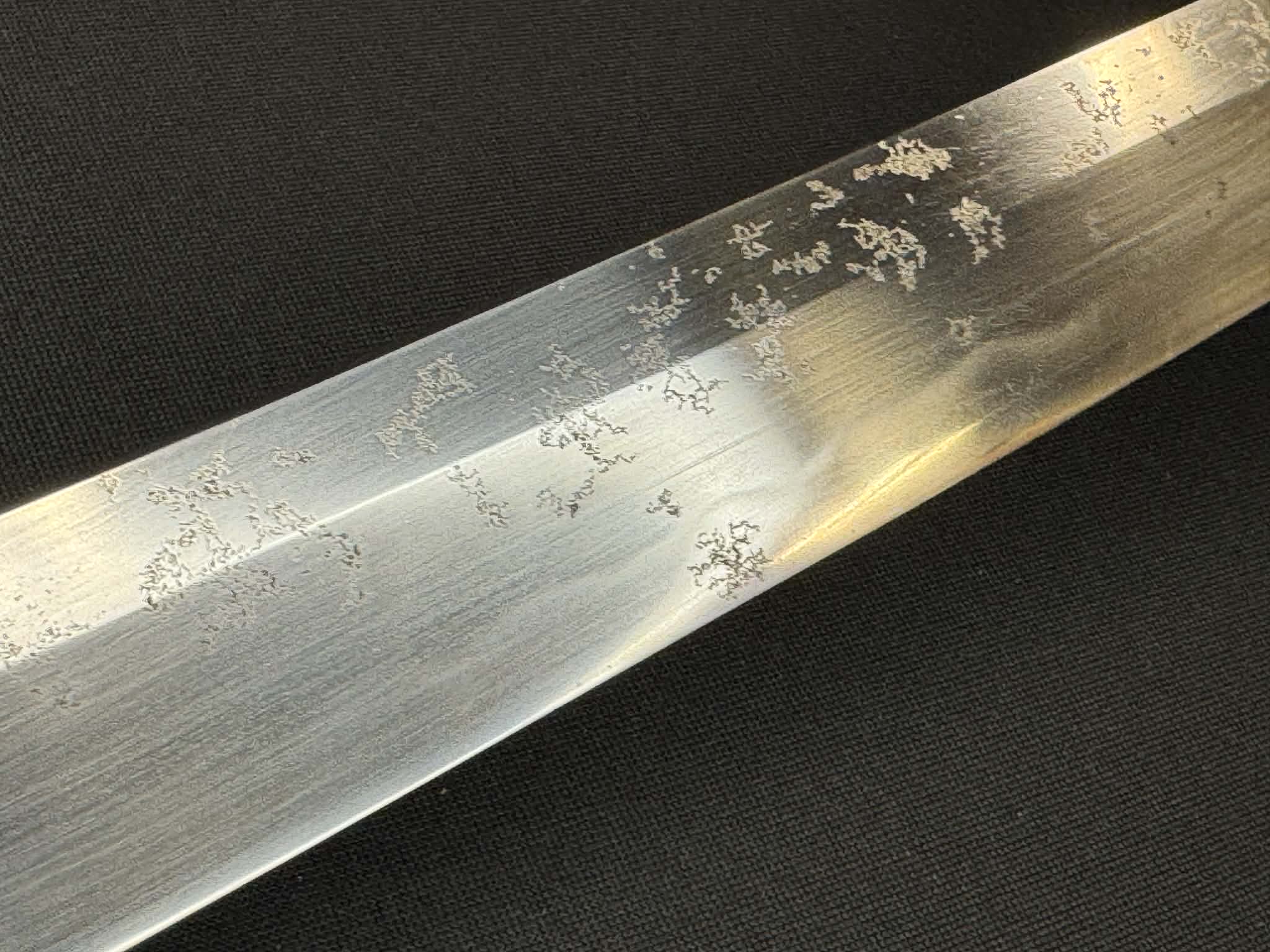 Nihonto - Showato Katana in Tachi Koshirae, Signed Seki Kanemune Saku