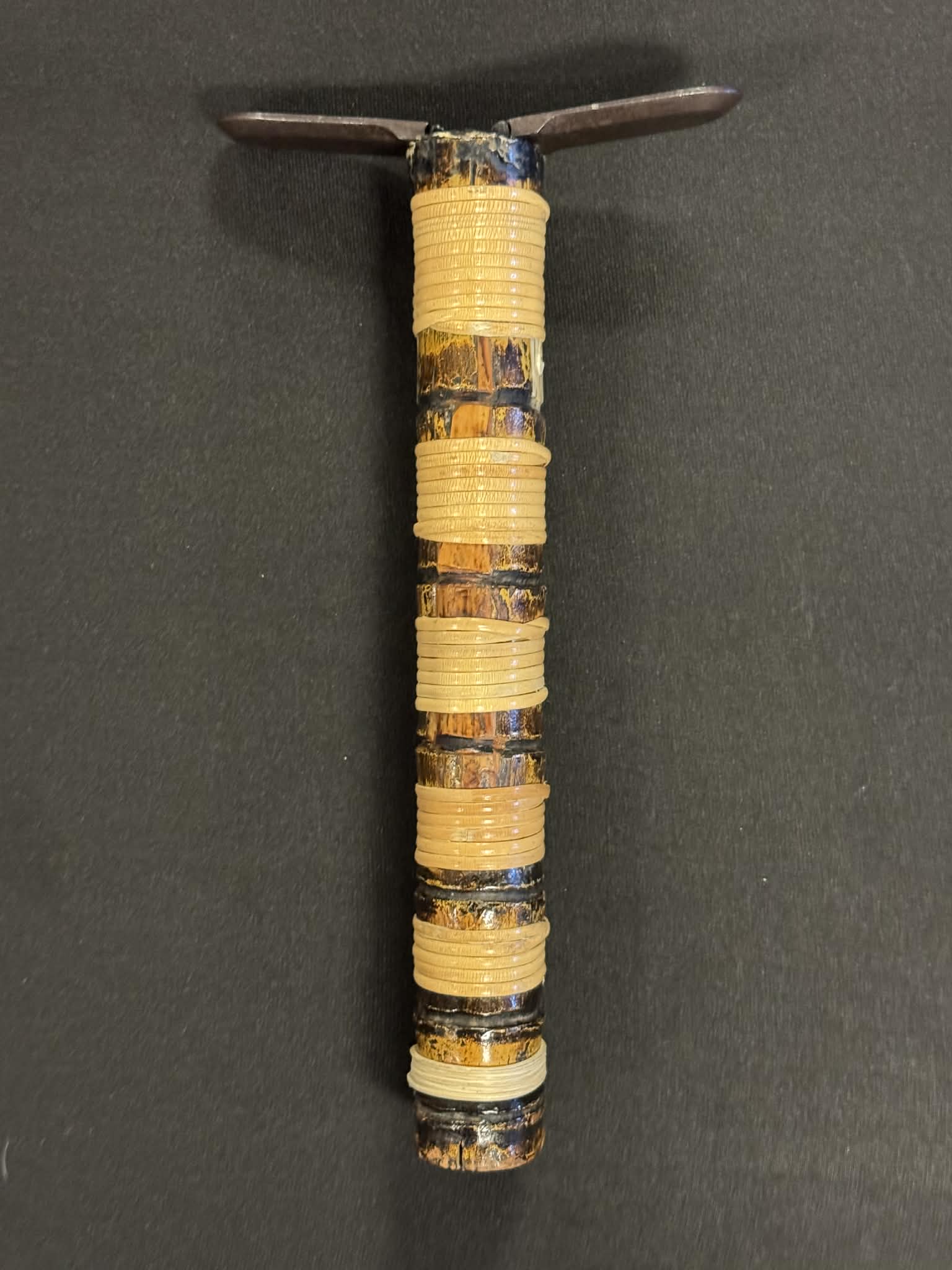 Antique Nihonto - Shikomizue Stick Sword with Spring Loaded Tsuba