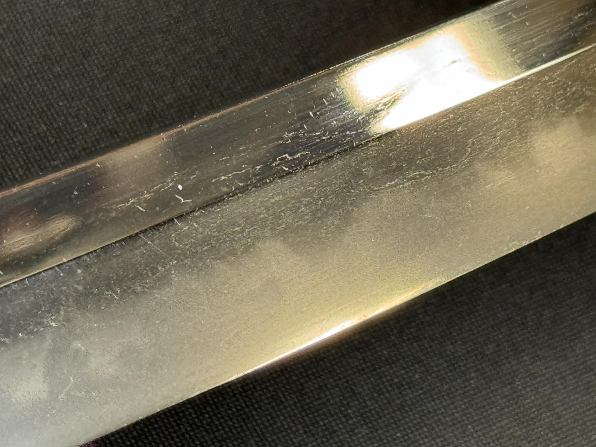 Antique Nihonto - Naginata Naoshi Wakizashi in Shirasaya - NBTHK Attributed to Osafune Sukesada