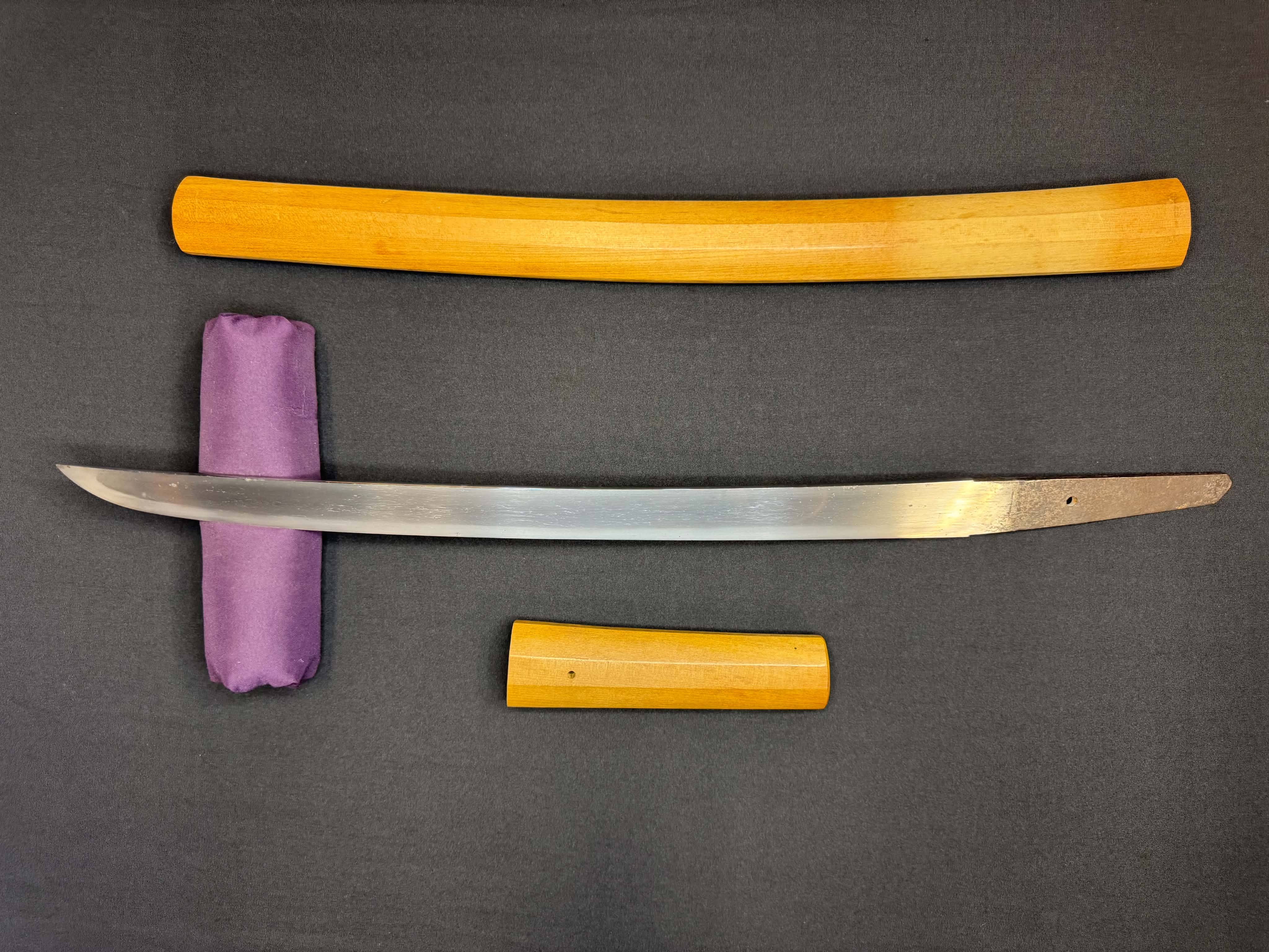 Antique Nihonto - Double Profile Wakizashi in Shirasaya