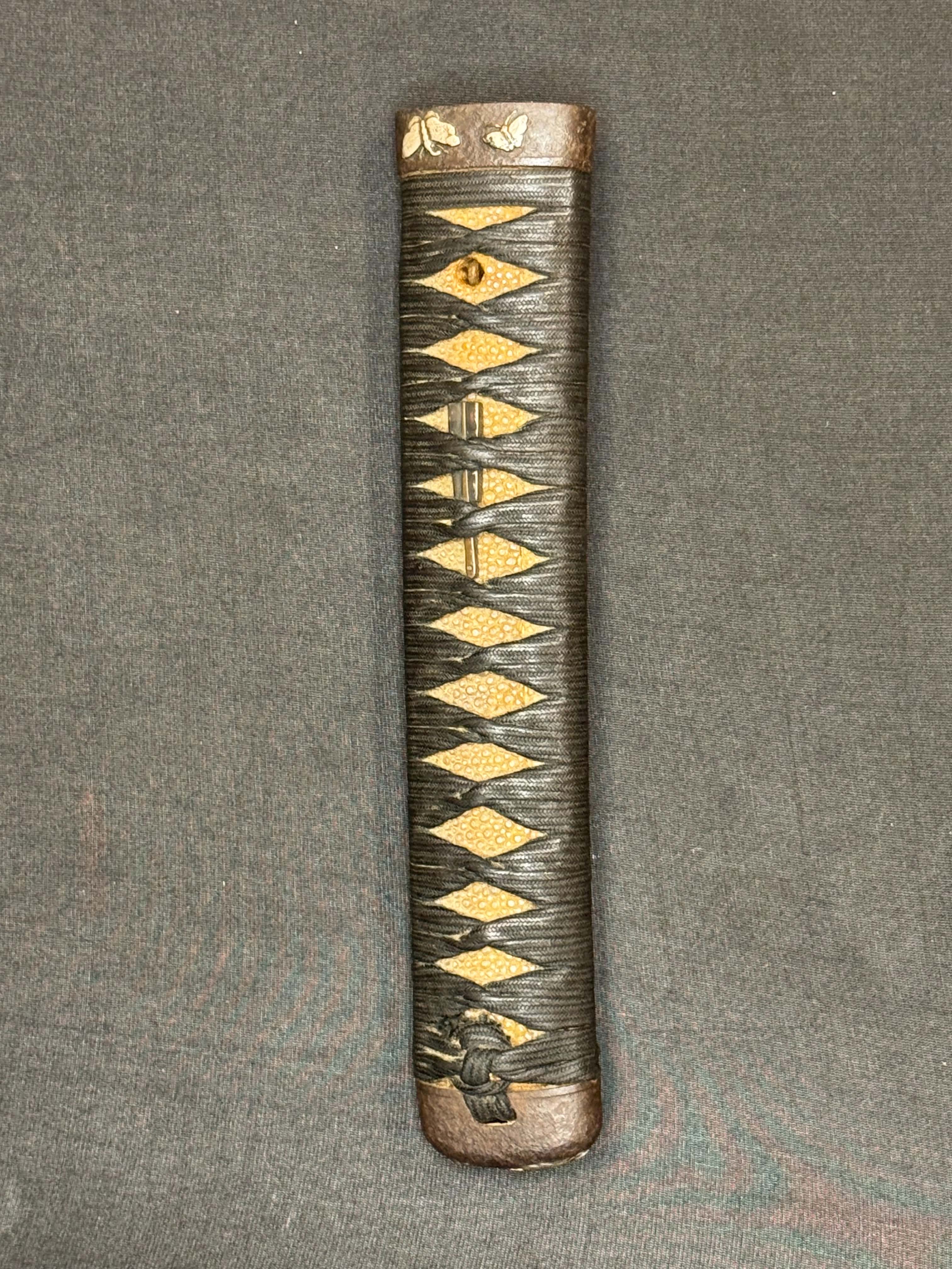 Antique Nihonto - Long Wakizashi in Butterfly Koshirae