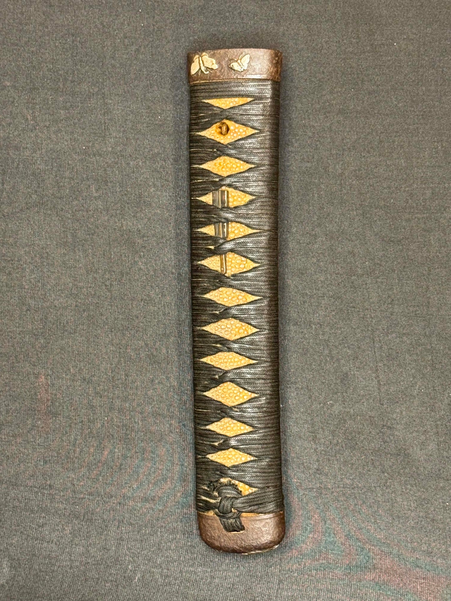 Antique Nihonto - Long Wakizashi in blButterfly Koshirae