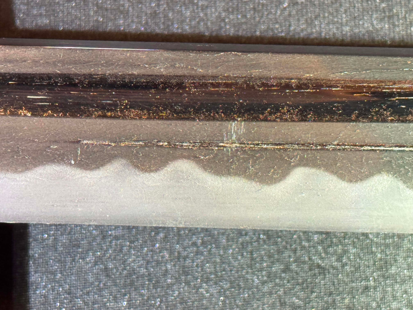 Antique Nihonto - Wakizashi with koshirae, Tsunagigaki attributed to Shimosaka
