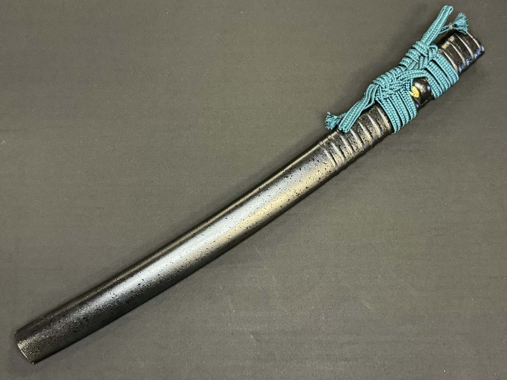 Legacy Steel Bamboo Iris Reaper Wakizashi  - 1095 Clay Tempered Shobu Zukuri Suguha