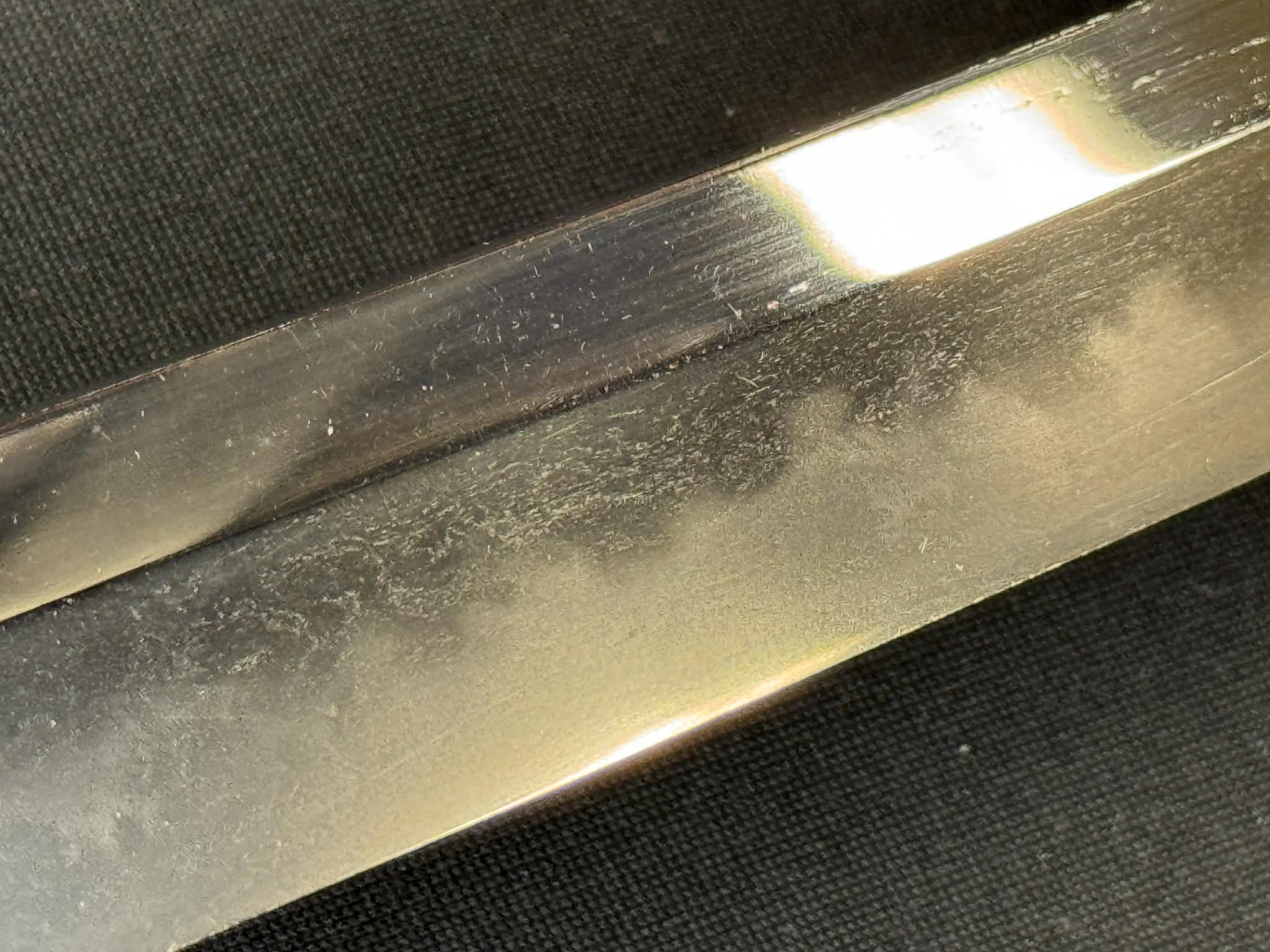 Antique Nihonto - Naginata Naoshi Wakizashi in Shirasaya - NBTHK Attributed to Osafune Sukesada