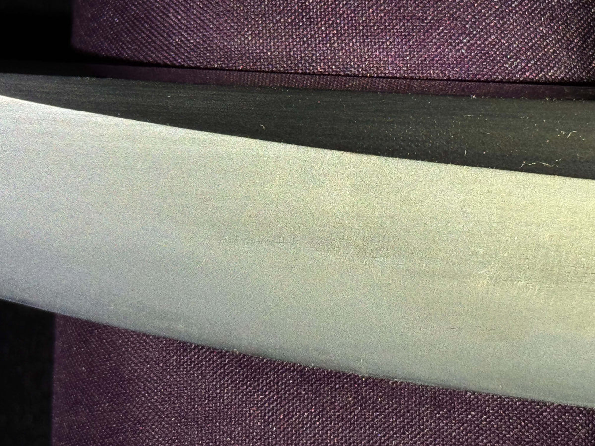 Antique Nihonto - Osoraku Tanto in Shirasaya, Signed Nio Father Kiyomori and Son Kiyozane, Made of Nanbantetsu, NBTHK Certified