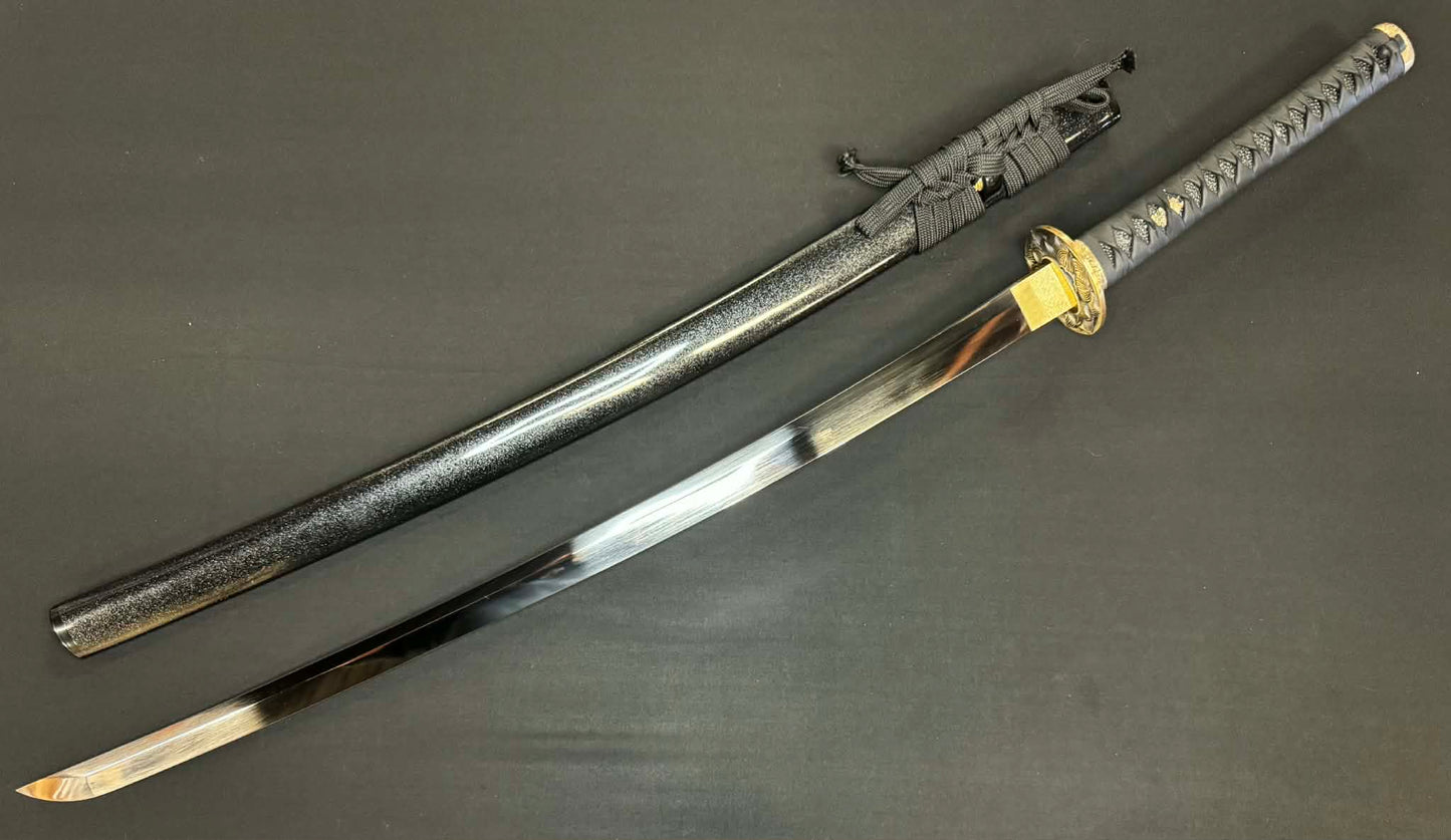 Cloudhammer Gold Lotus Katana - s5e shock steel