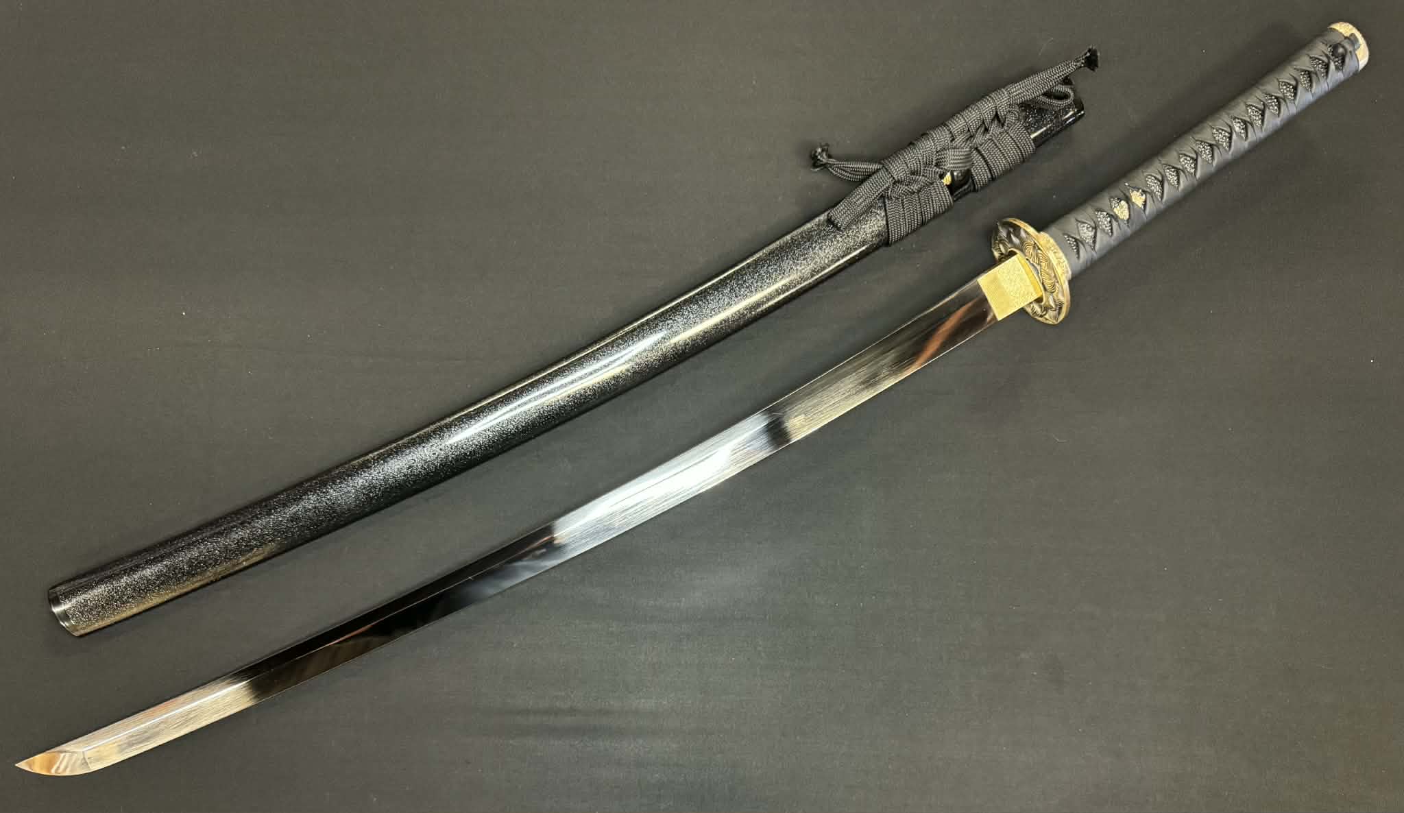 Cloudhammer Gold Lotus Katana - s5e shock steel