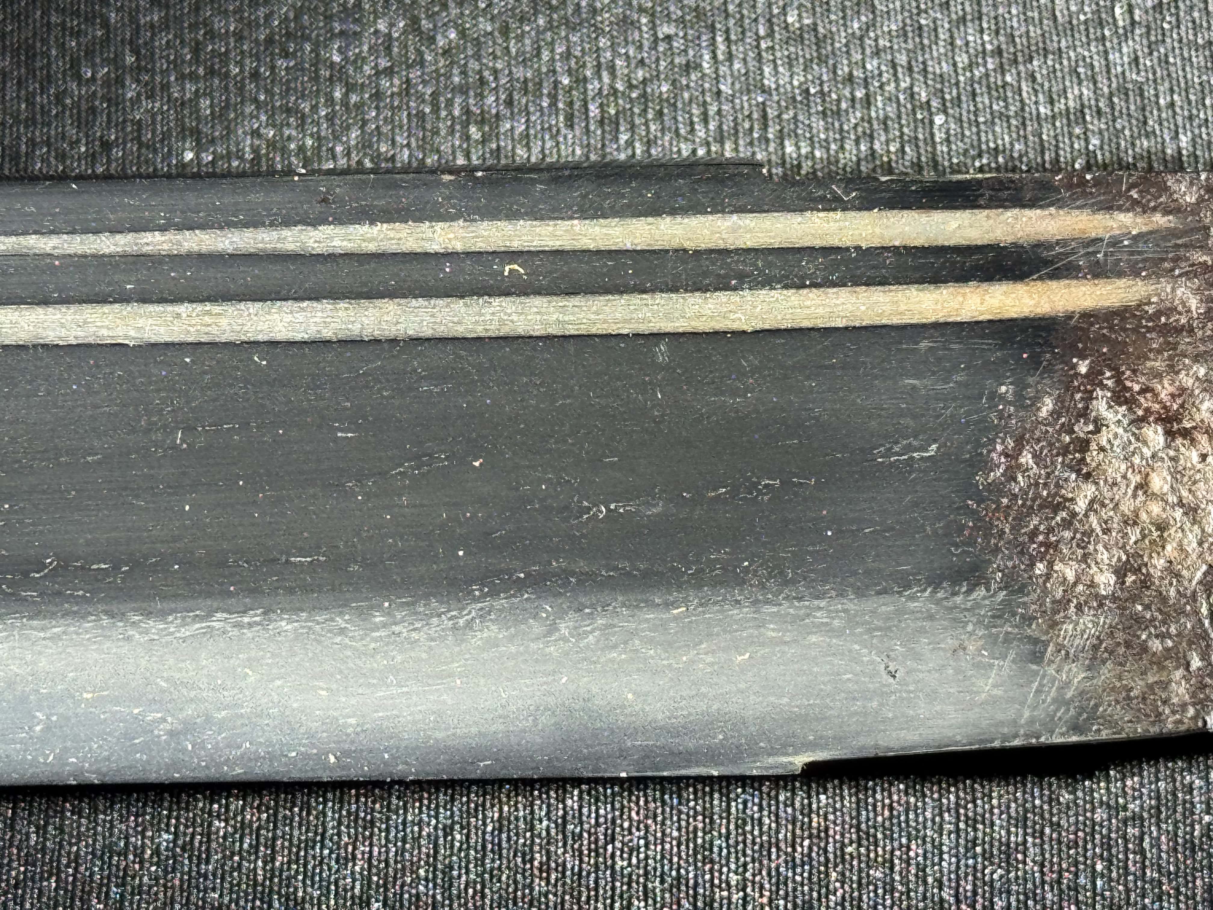 Antique Nihonto - Katakiriha Wakizashi in Shirasaya, Signed Soshu -hiro