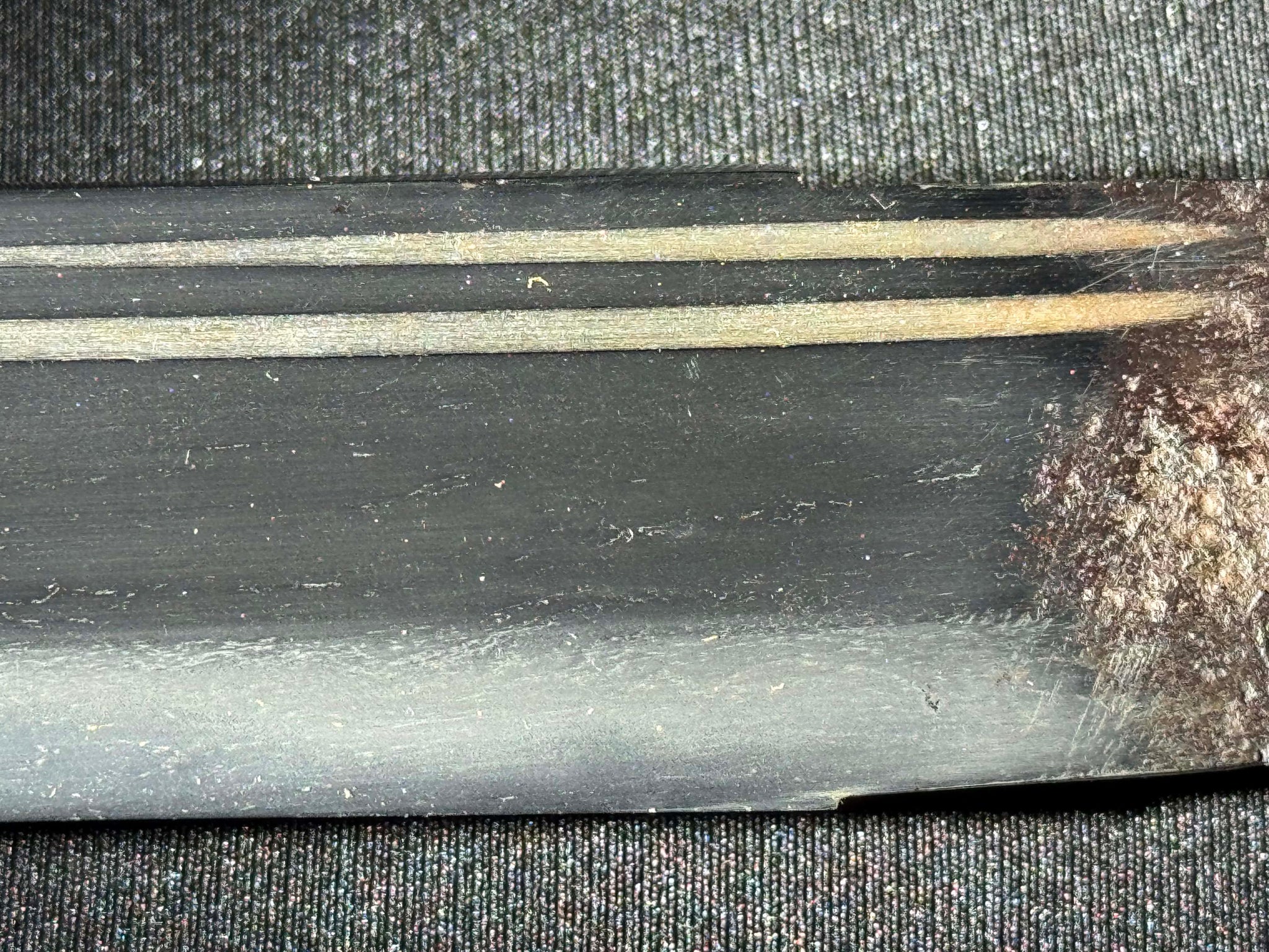 Antique Nihonto - Katakiriha Wakizashi in Shirasaya, Signed Soshu -hiro