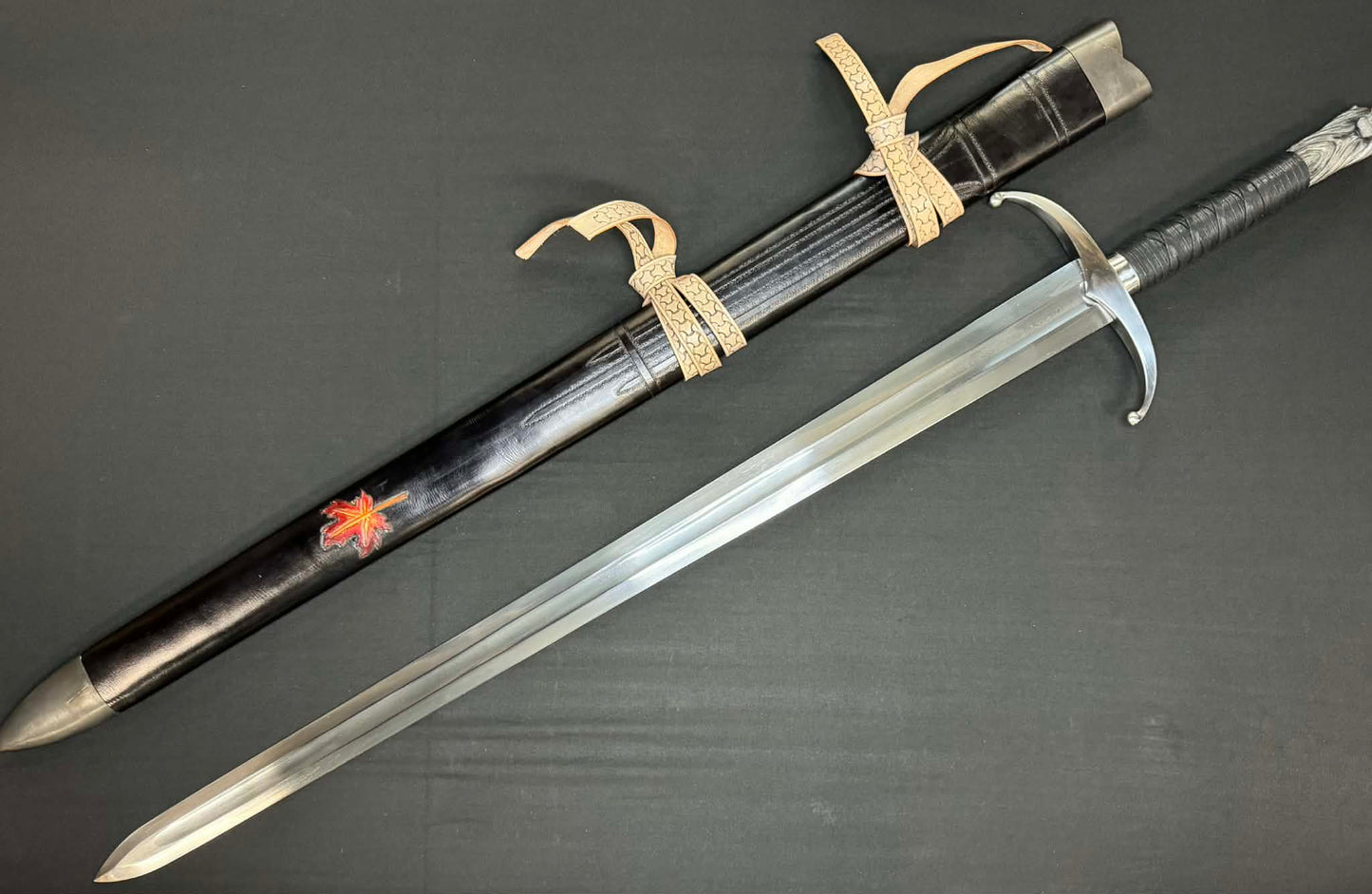 UPGRADED Legacy Blades John Snow Longclaw Longsword 1095 Folded Steel