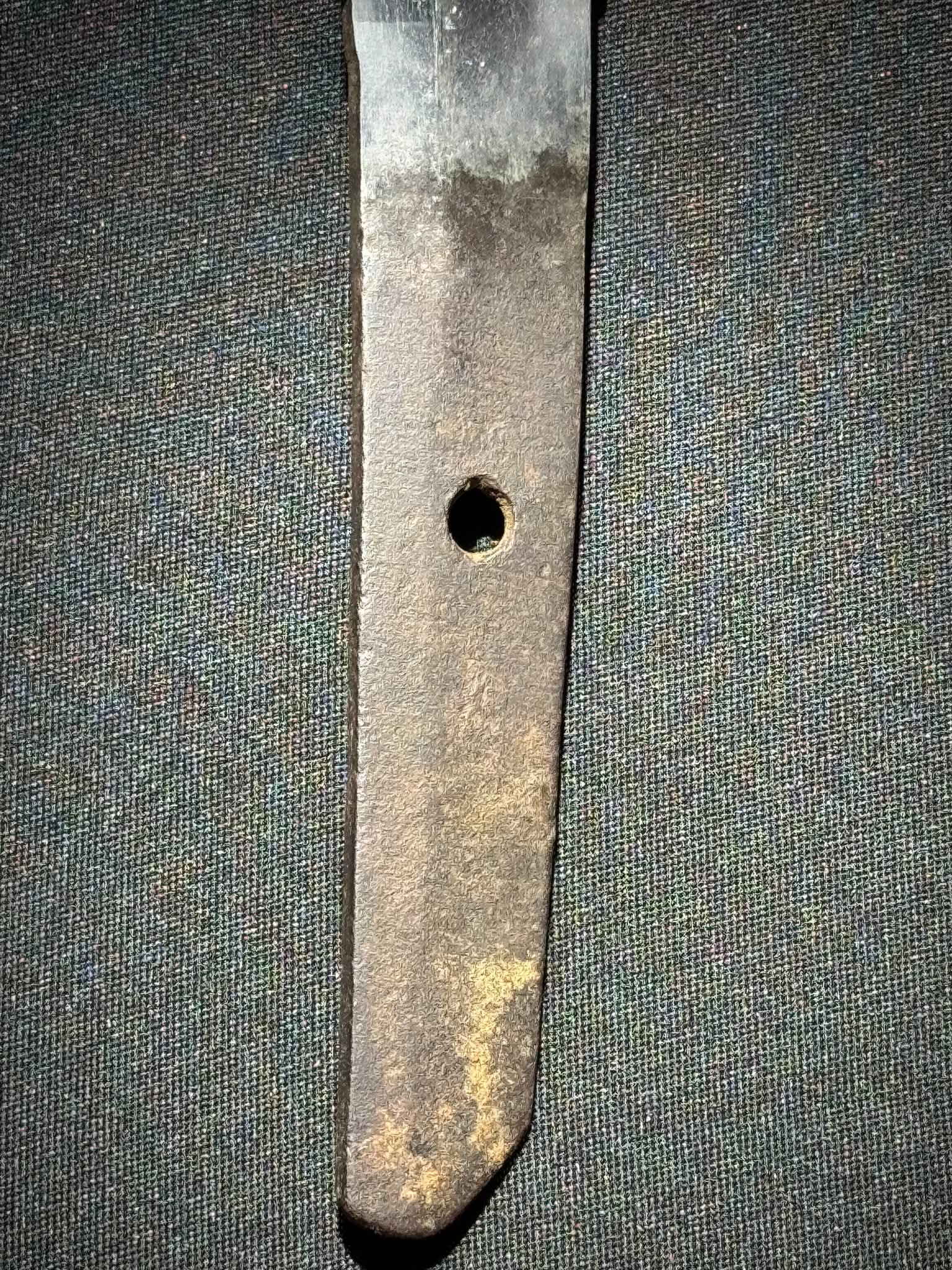 Antique Nihonto - Wakizashi in Koshirae, possible hidden Christian Tsuba