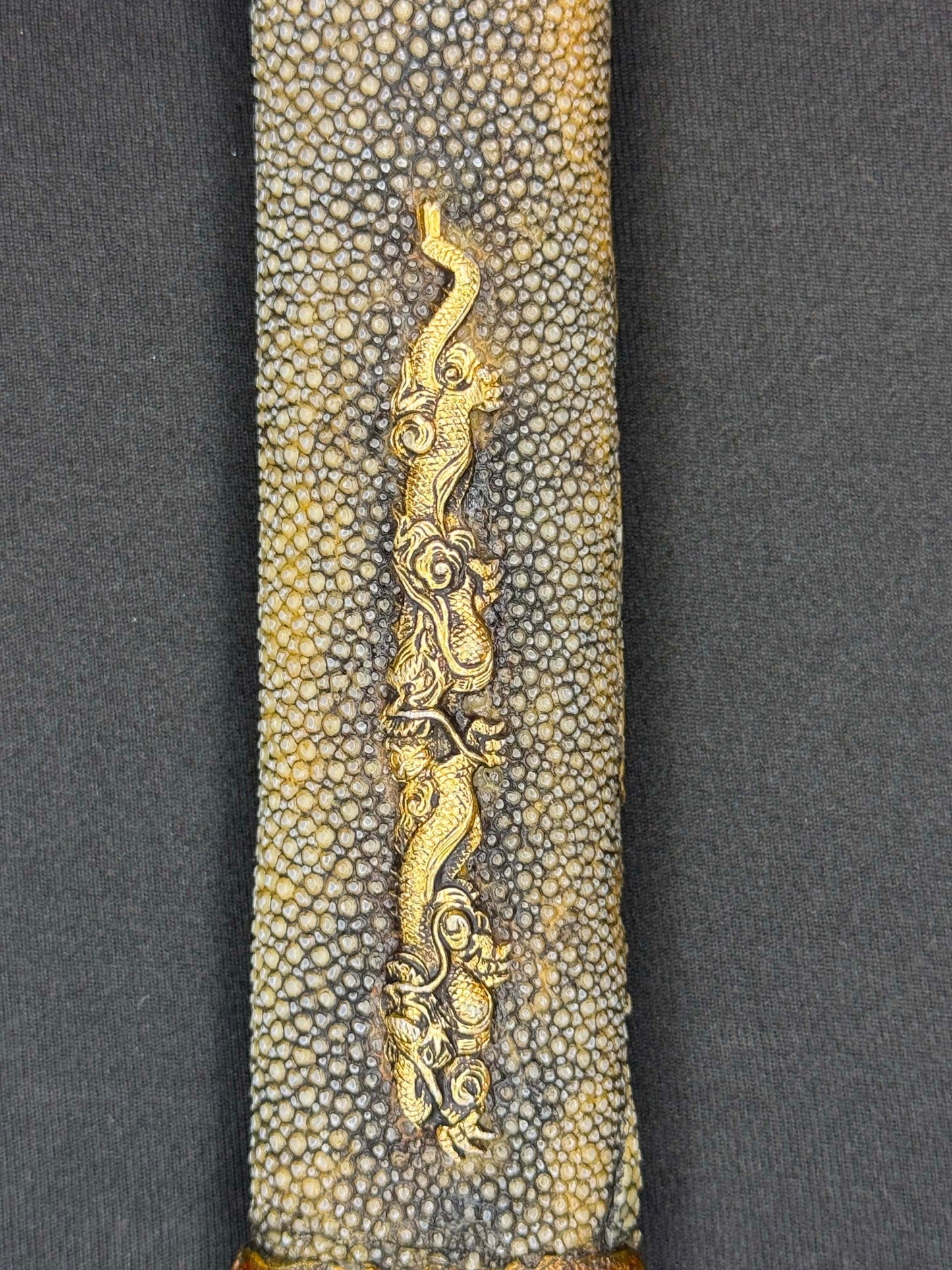 Antique Nihonto - VERY LONG, VERY CURVED Katana in Tachi Koshirae with SAIHA HAGIRE